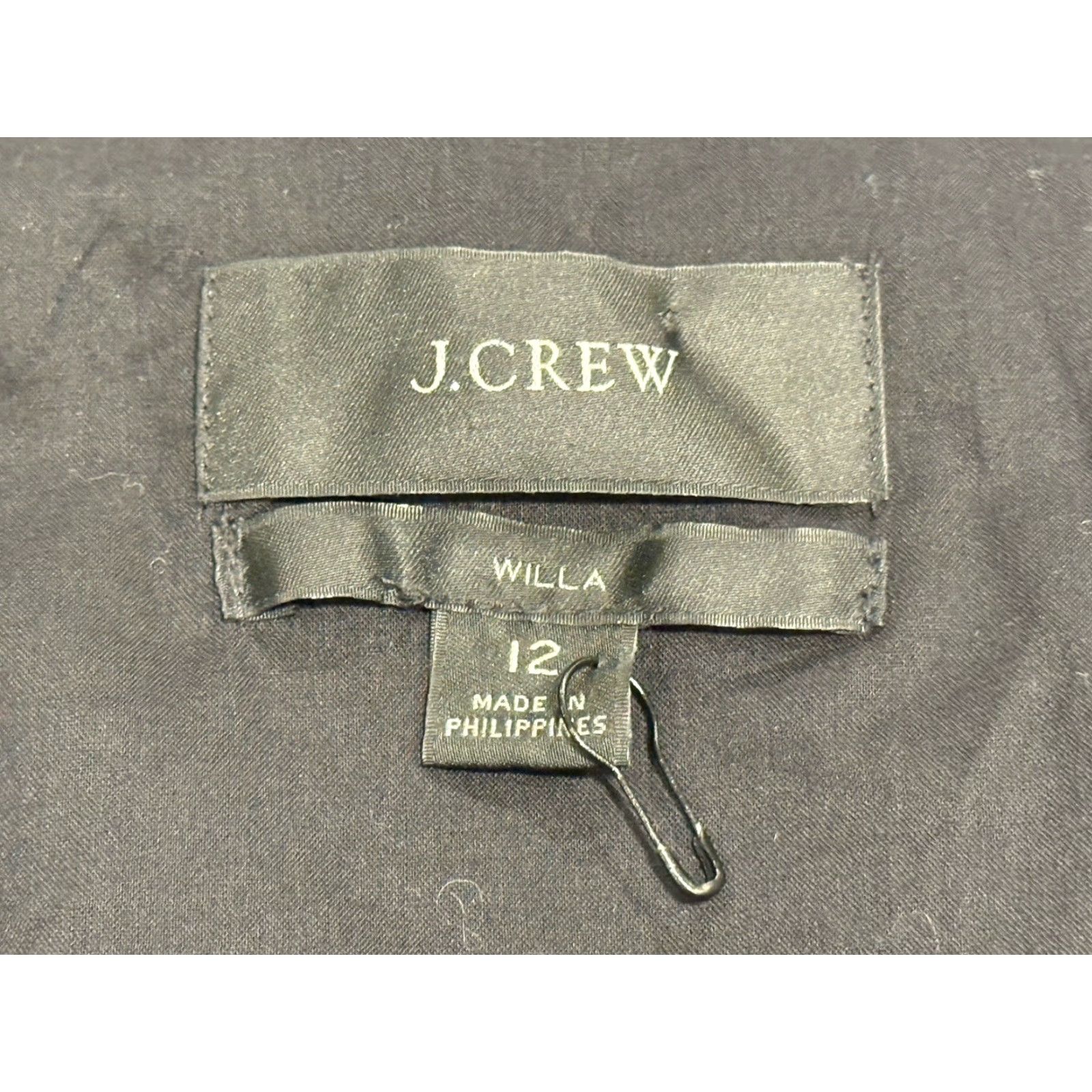 J.Crew J.CREW Blazer Women's 12 Black Linen Blend Willa Button Cuff City Preppy Adult Size XL / US 12-14 / IT 48-50 - 4 Thumbnail