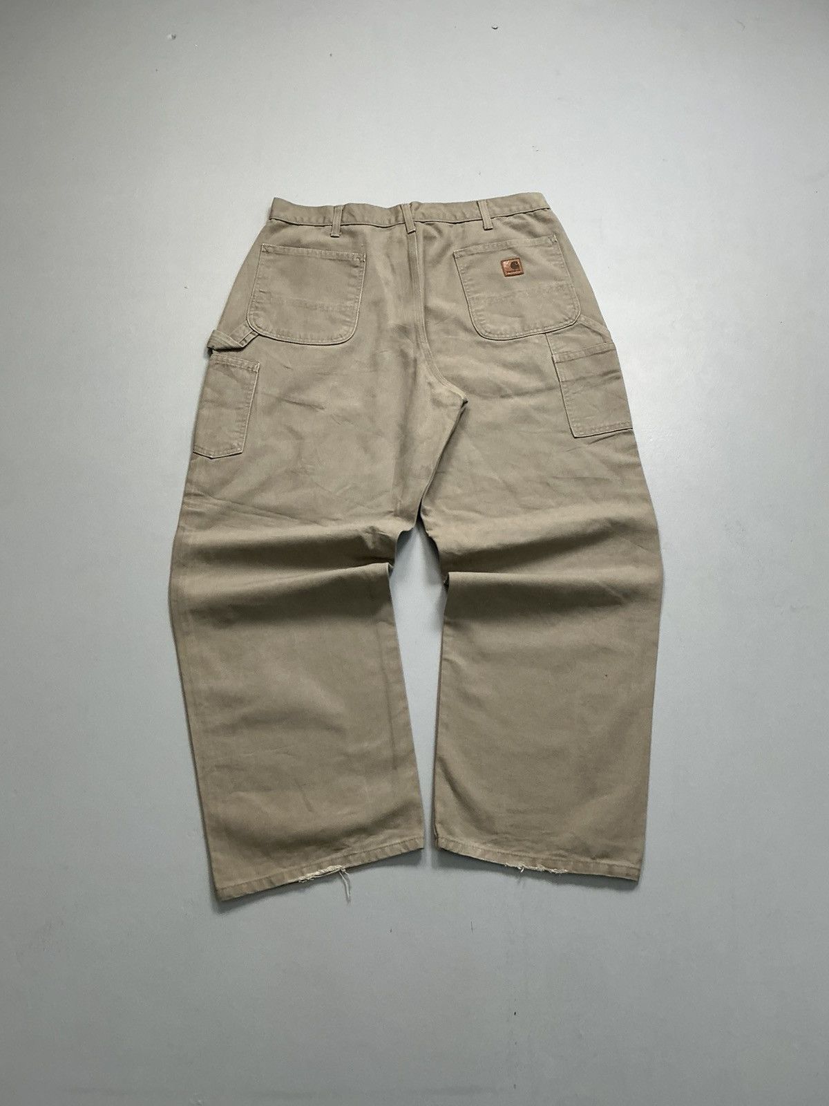 Carhartt Vintage Carhartt B11 BRN carpenter workwear denim Size US 38 / EU 54 - 7 Thumbnail