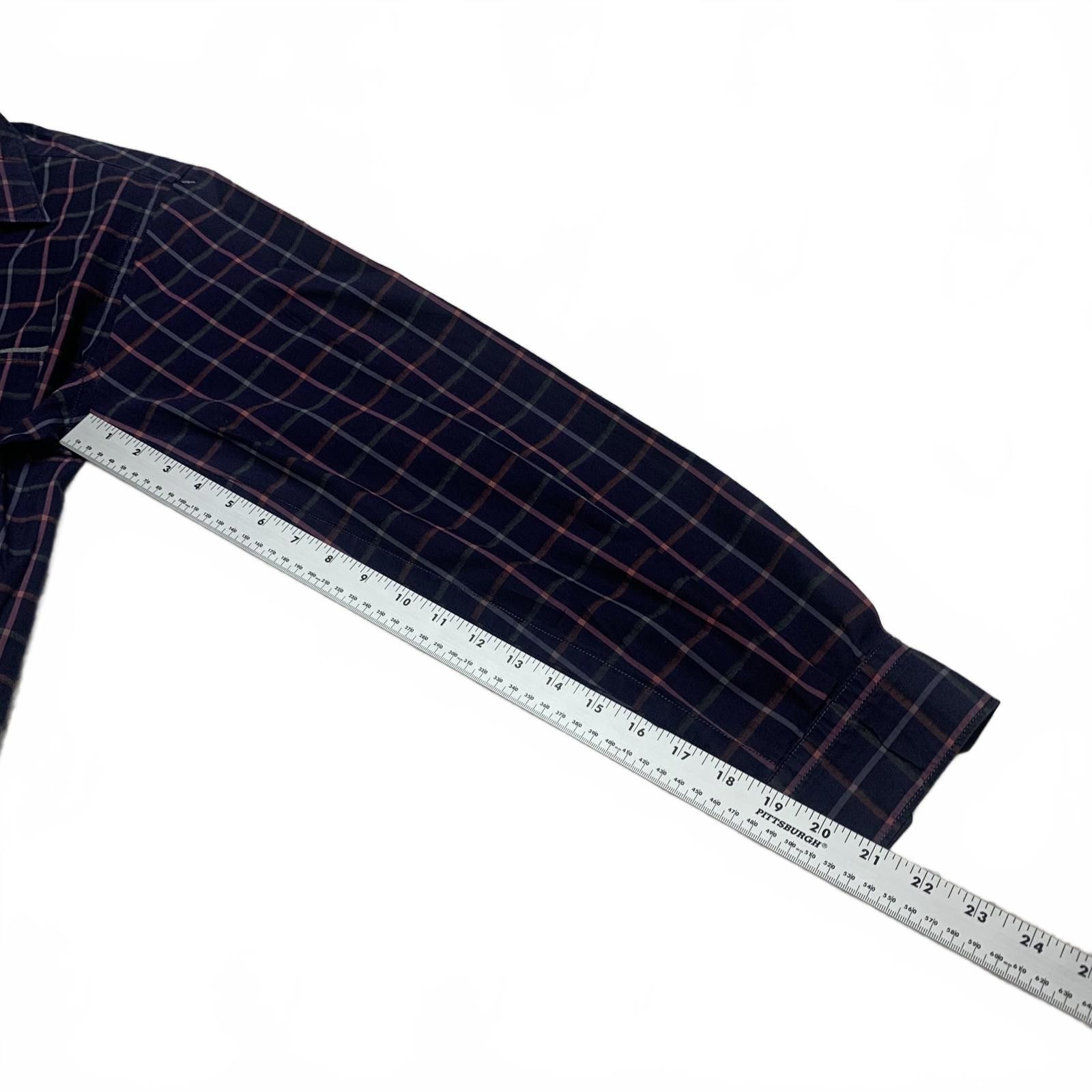 Other Borgo Ognissanti 28 Men's M Blue Plaid Button Shirt Size 38R - 8 Thumbnail