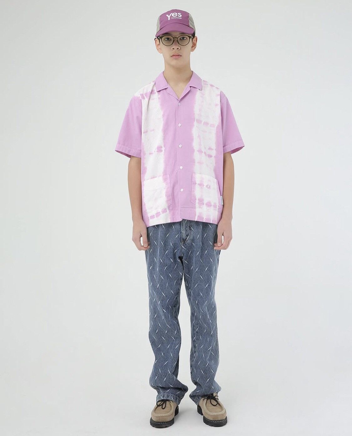Designer × Uniform Bridge YESEYESEE Net Denim Pant Blue Size US 35 - 16 Thumbnail