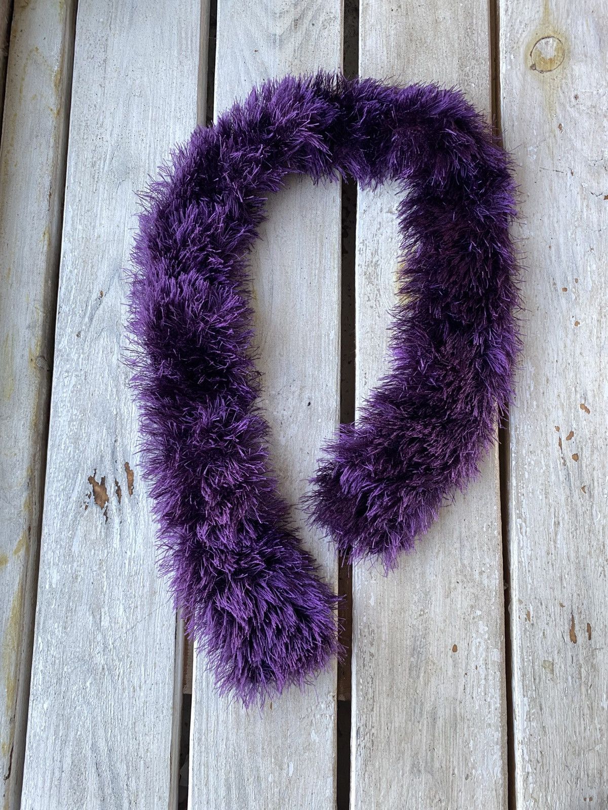 Japanese Brand × Vintage japanese fuzzy mohair scarf vintage y2k Size ONE SIZE - 1 Thumbnail