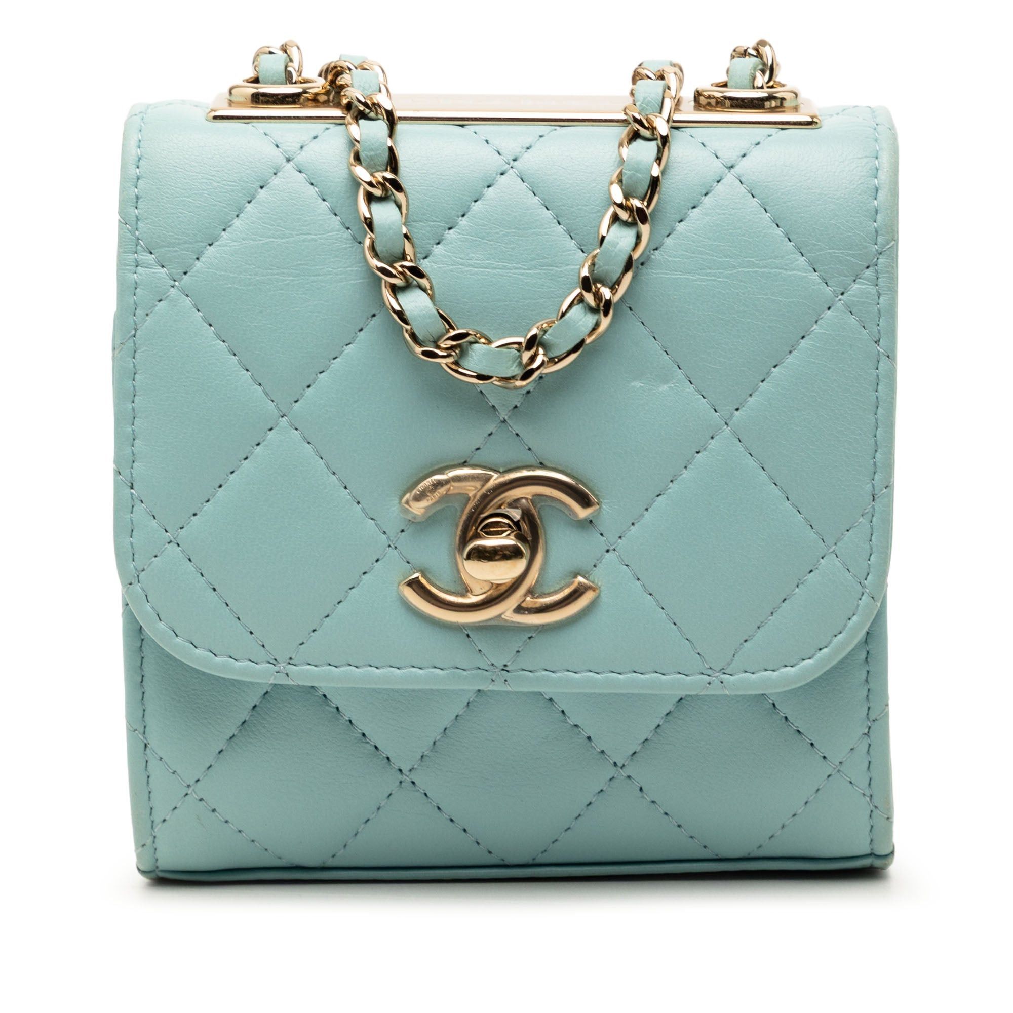 Chanel Mini Quilted Lambskin Trendy CC Clutch With Chain Size ONE SIZE - 1 Thumbnail