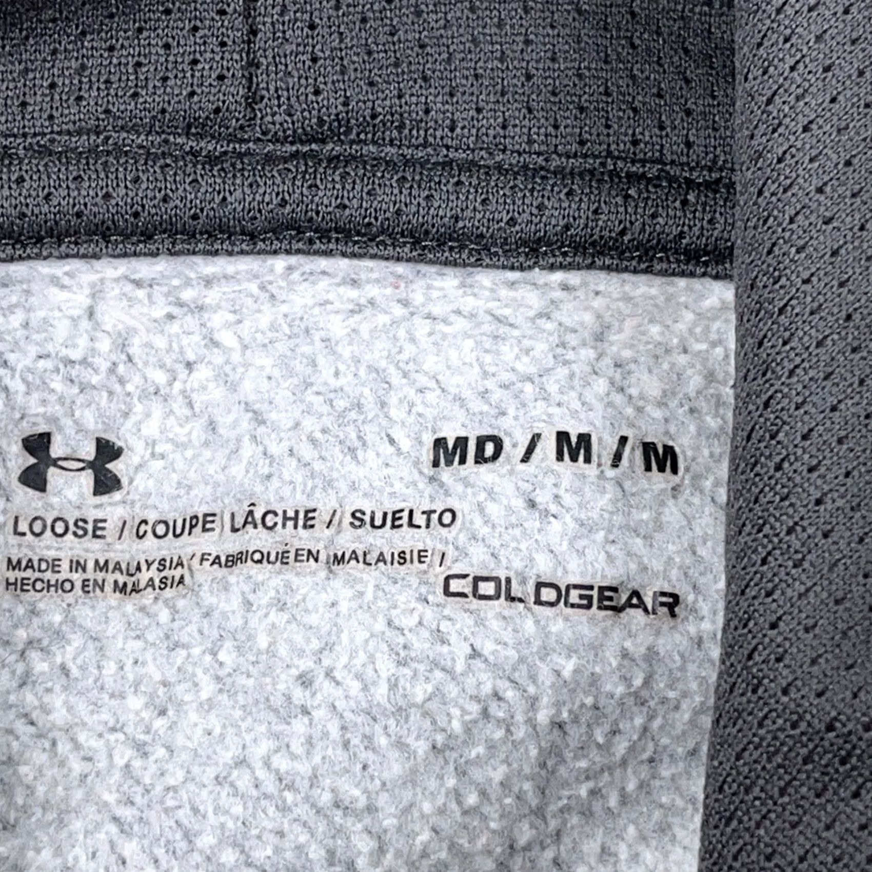 Under Armour Under Armour Hoodie Men M Heather Gray Pullover Logo Cotton Sweatshirt Size US M / EU 48-50 / 2 - 3 Thumbnail