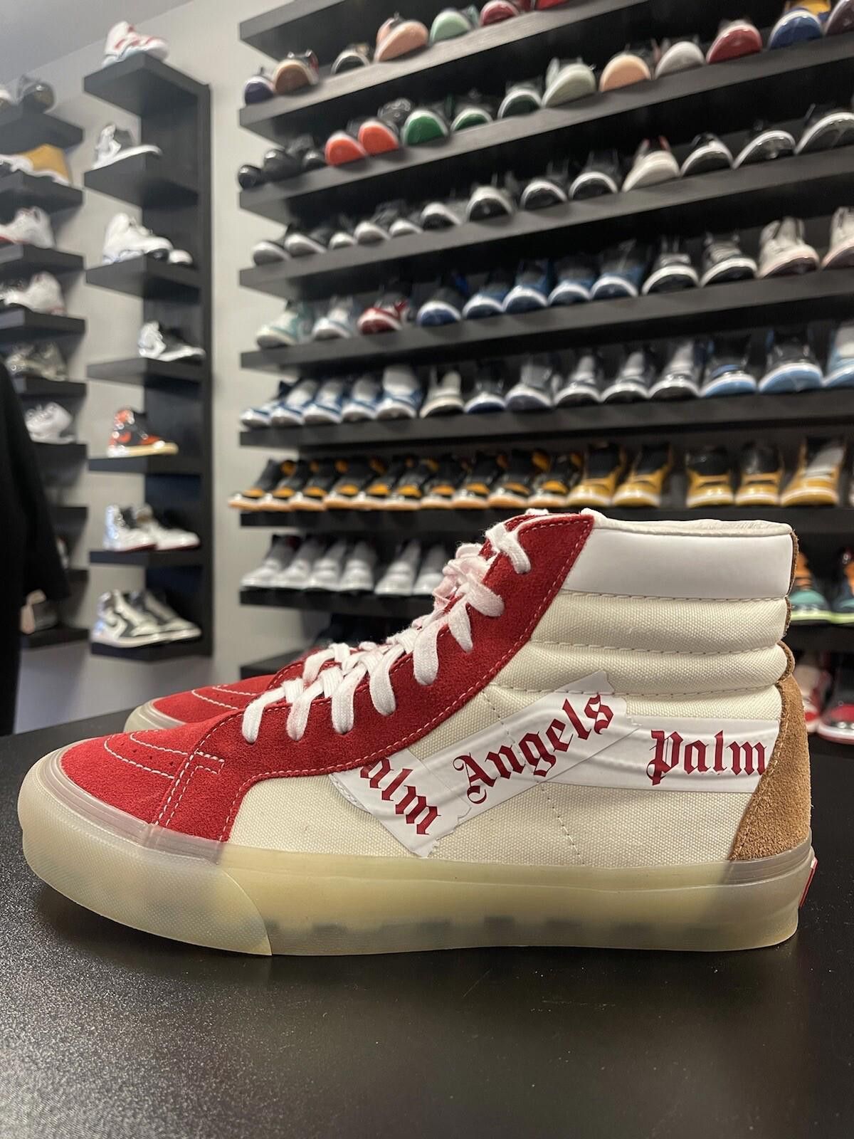 Vans Size 11 - Vans Palm Angels x Sk8-Hi VLT LX 'Chili Pepper' Size US 11 / EU 44 - 1 Thumbnail