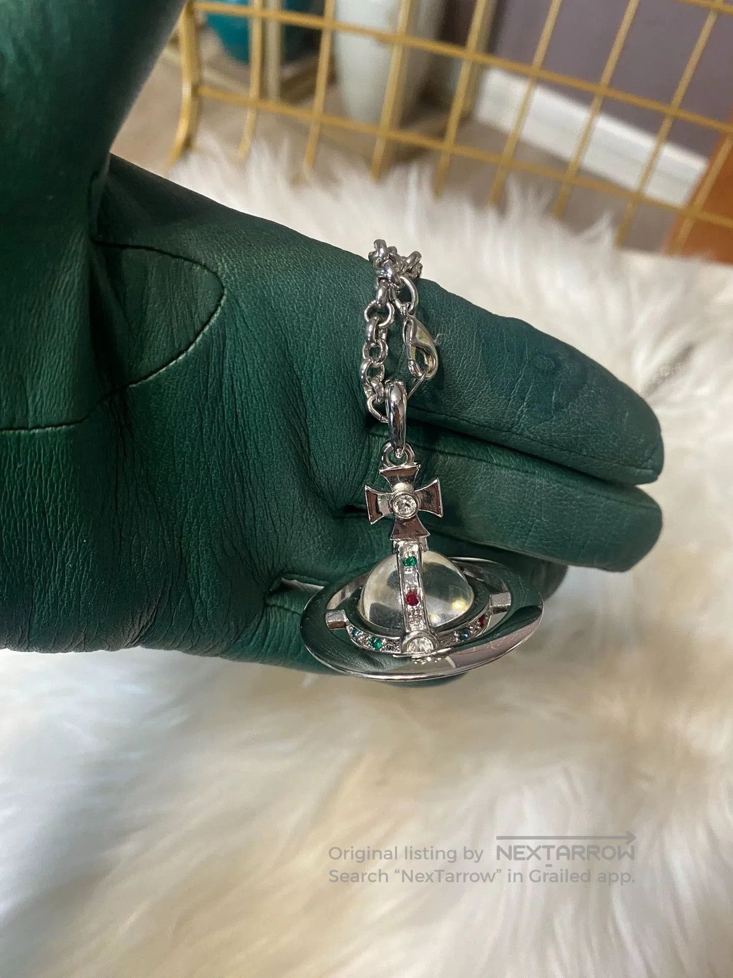 Vivienne Westwood Vivienne Westwood Silver Orb Necklace. Size ONE SIZE - 1 Thumbnail
