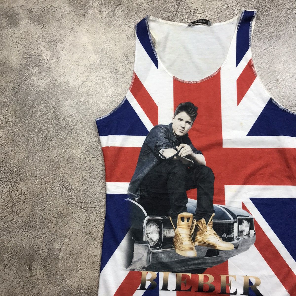 Vintage Vintage 90s Y2K Union Jack Graphic Tank Top Streetwear XL Size US XL / EU 56 / 4 - 3 Thumbnail