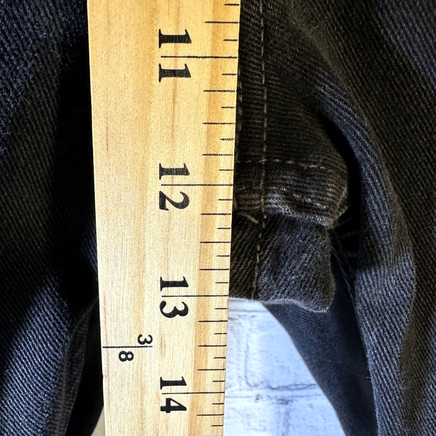 Levi's VINTAGE? Levis 505 Regular Fit Straight Leg Black Denim Jeans Mens W36 L30 Charcoal Wash 90s Grunge Size US 36 / EU 52 - 5 Thumbnail