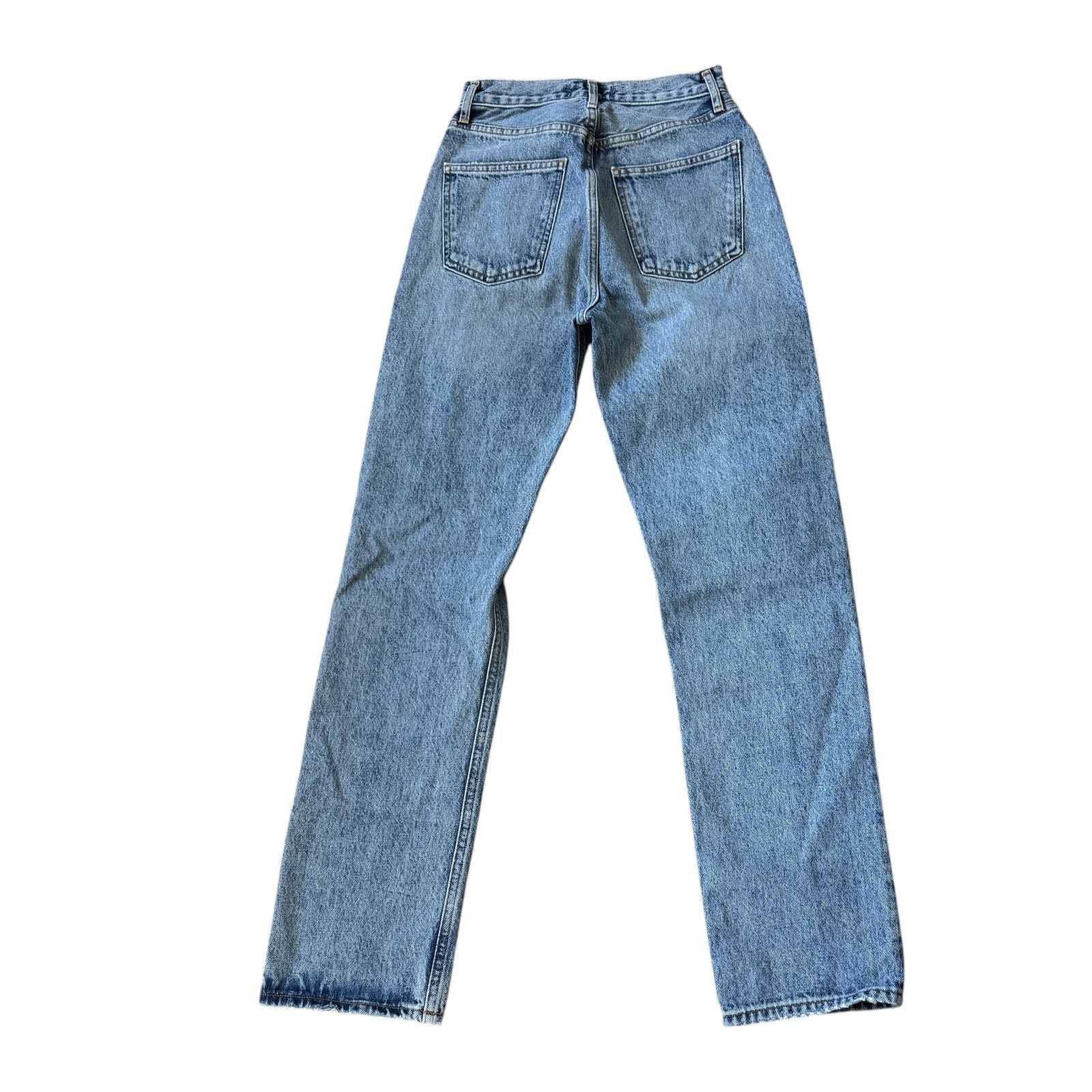 Agolde AGOLDE 90s Pinch Waist Jean Backdrop Distressed Size 24" / US 00 / IT 34 - 4 Thumbnail
