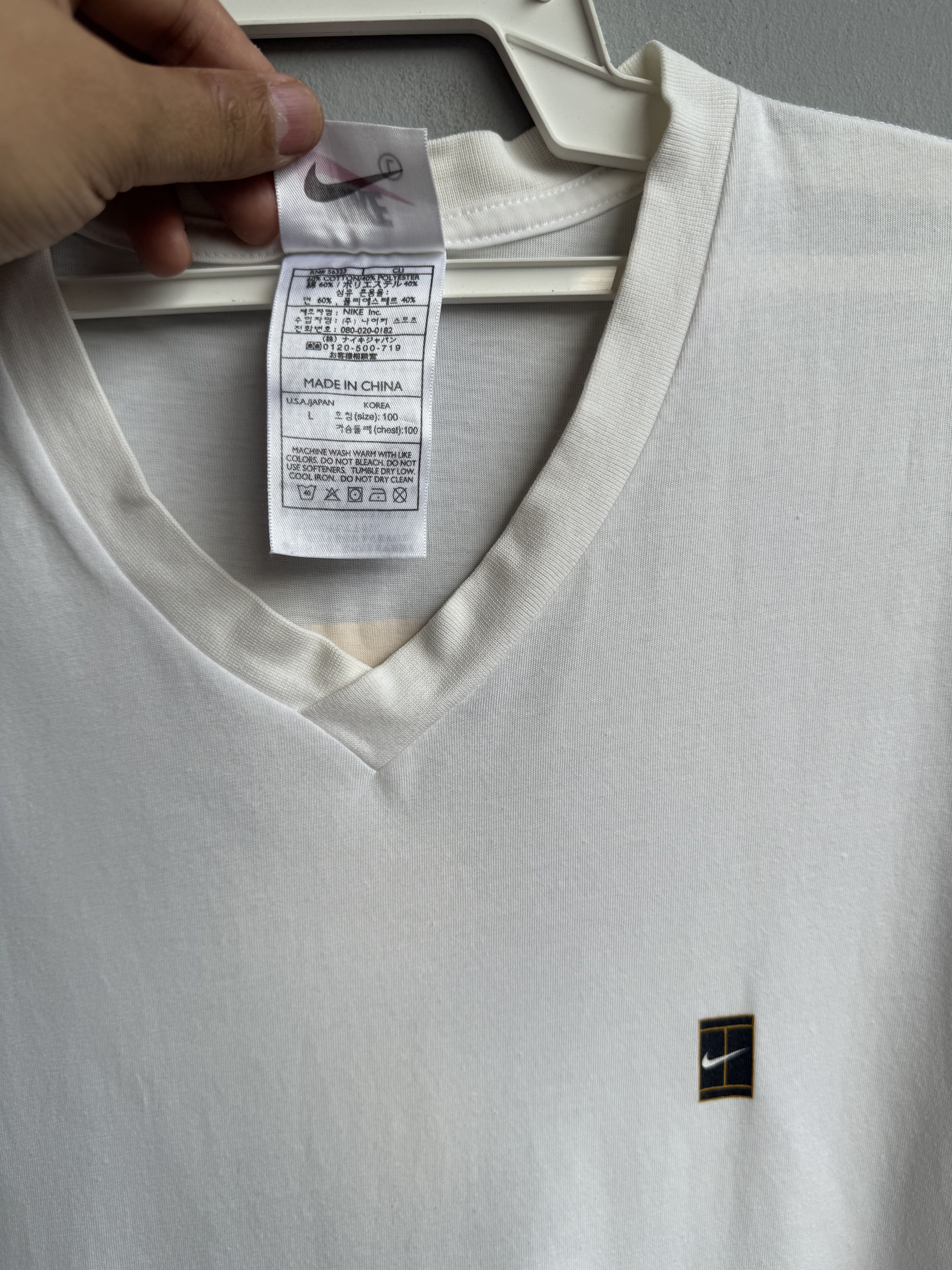 Nike Nike Tennis Vintage Shirt Size US L / EU 52-54 / 3 - 5 Thumbnail
