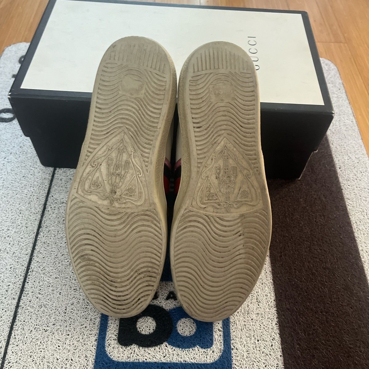 Gucci Gucci Ace Flame Sneaker Size US 9.5 / EU 42-43 - 5 Thumbnail