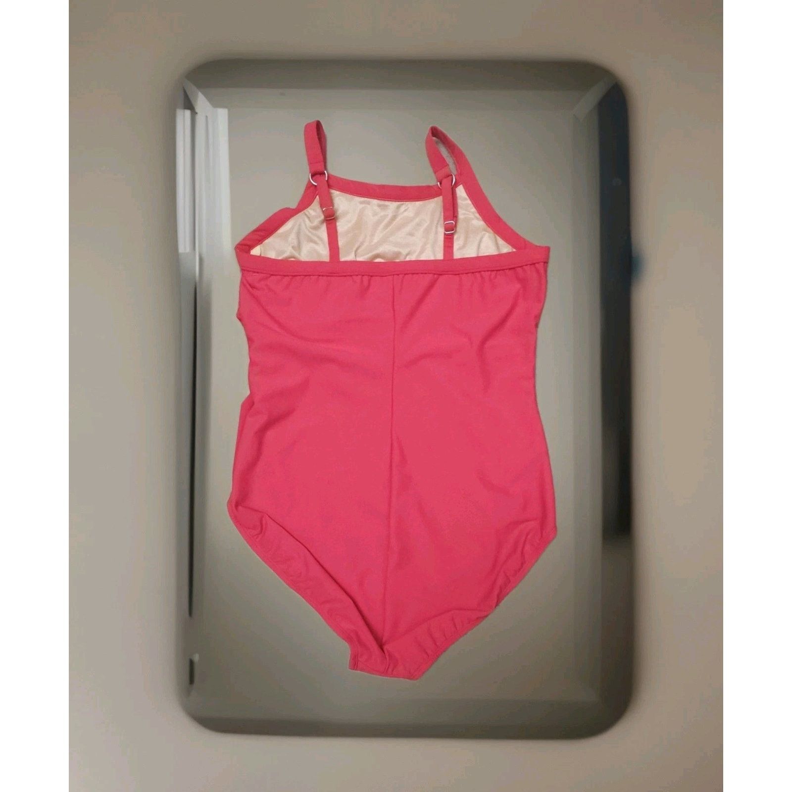 Other MiracleSuit Swimsuit Size 16 Pink Slimming Ruffle Wrap Strap Size XXL / US 16-18 / IT 52-54 - 3 Thumbnail