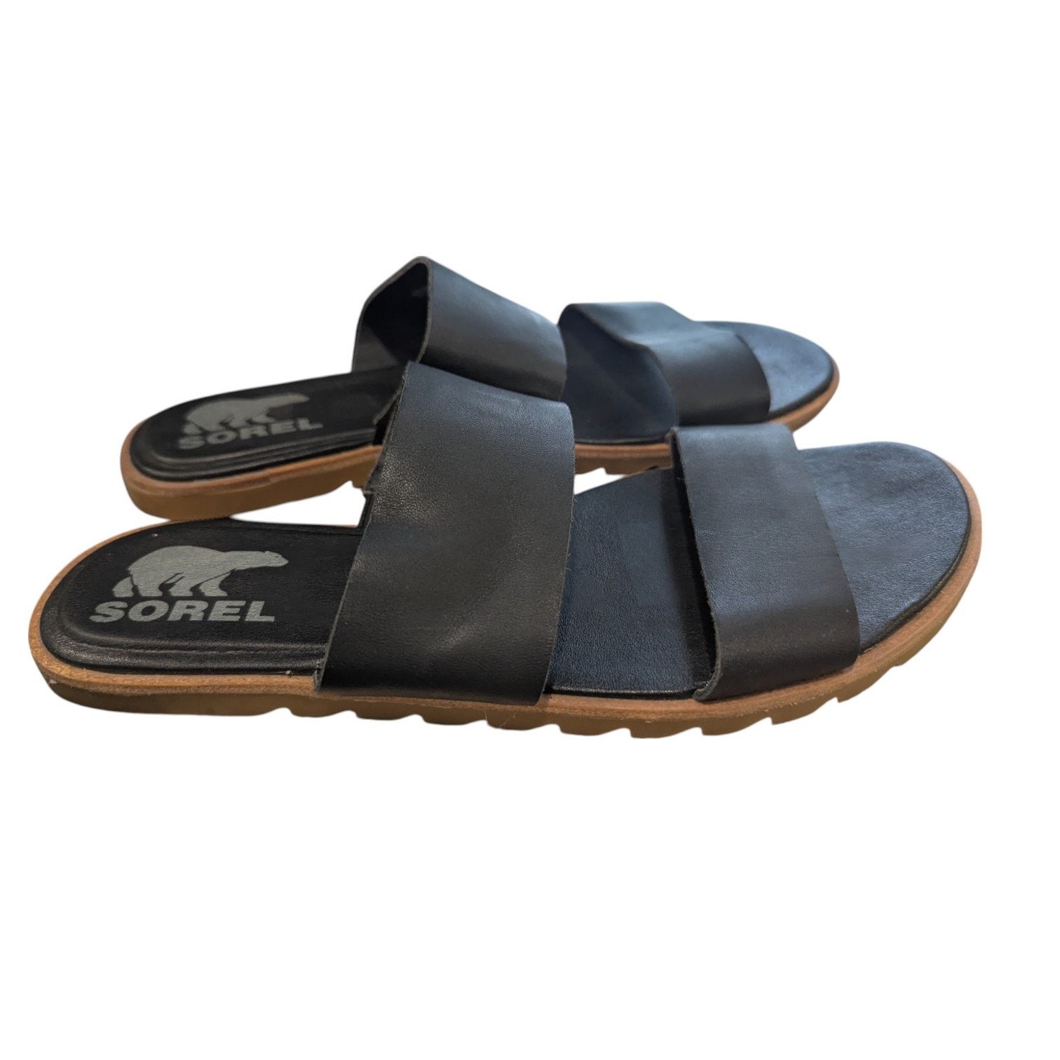 SOREL Sorel Black Ella II Slide Everyday Sandals Size 7 Size US 7 / IT 37 - 3 Thumbnail