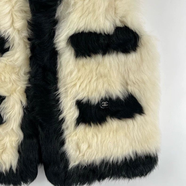 Chanel Chanel Black and white color-blocked four-pocket wool vest Size XXS / US 00 / IT 34 - 4 Thumbnail