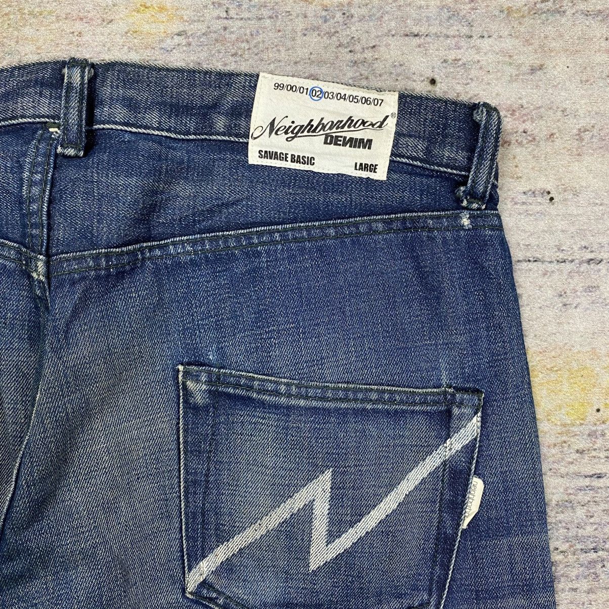 Neighborhood 2002 Neighborhood savage basic selvedge denim pants Size US 35 - 7 Thumbnail