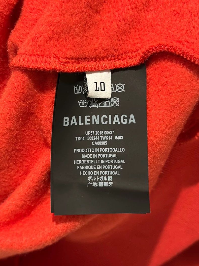 Balenciaga Balenciaga Coke Kids size L0 logo hoodie on the back Size XXS / US 00 / IT 34 - 6 Thumbnail