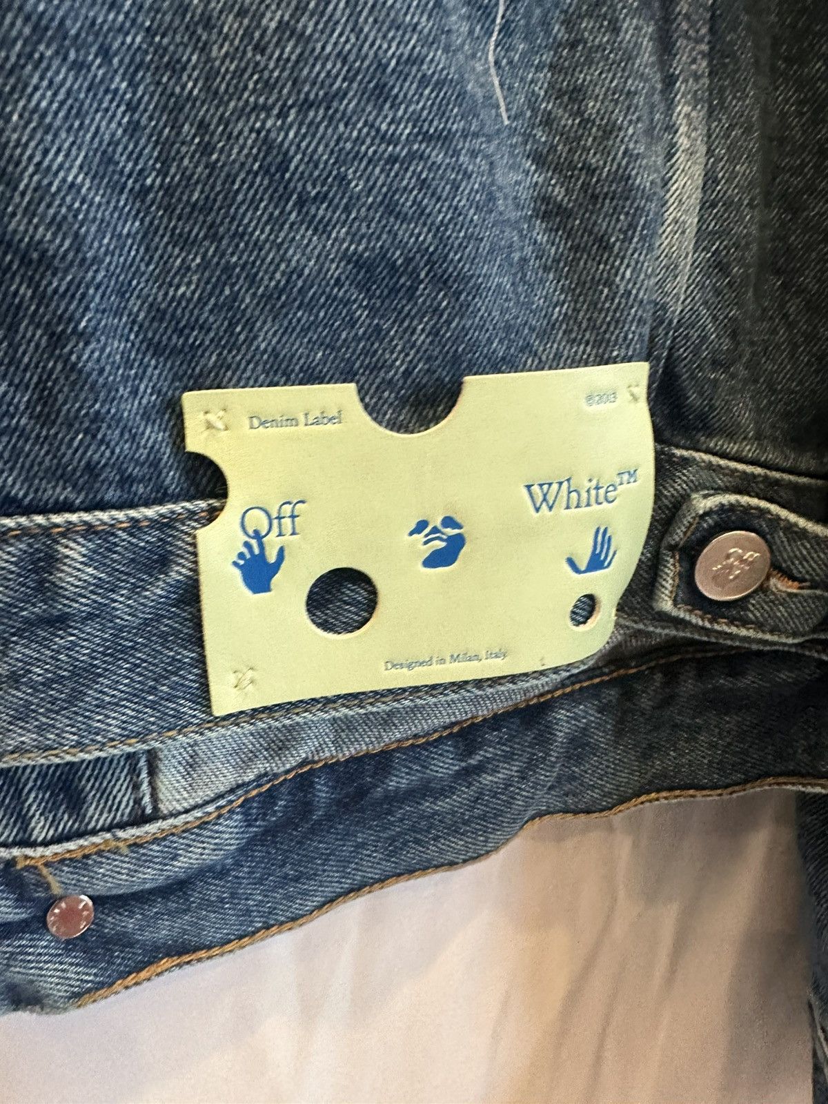 Off-White Off-White Denim Jacket Size US L / EU 52-54 / 3 - 8 Thumbnail