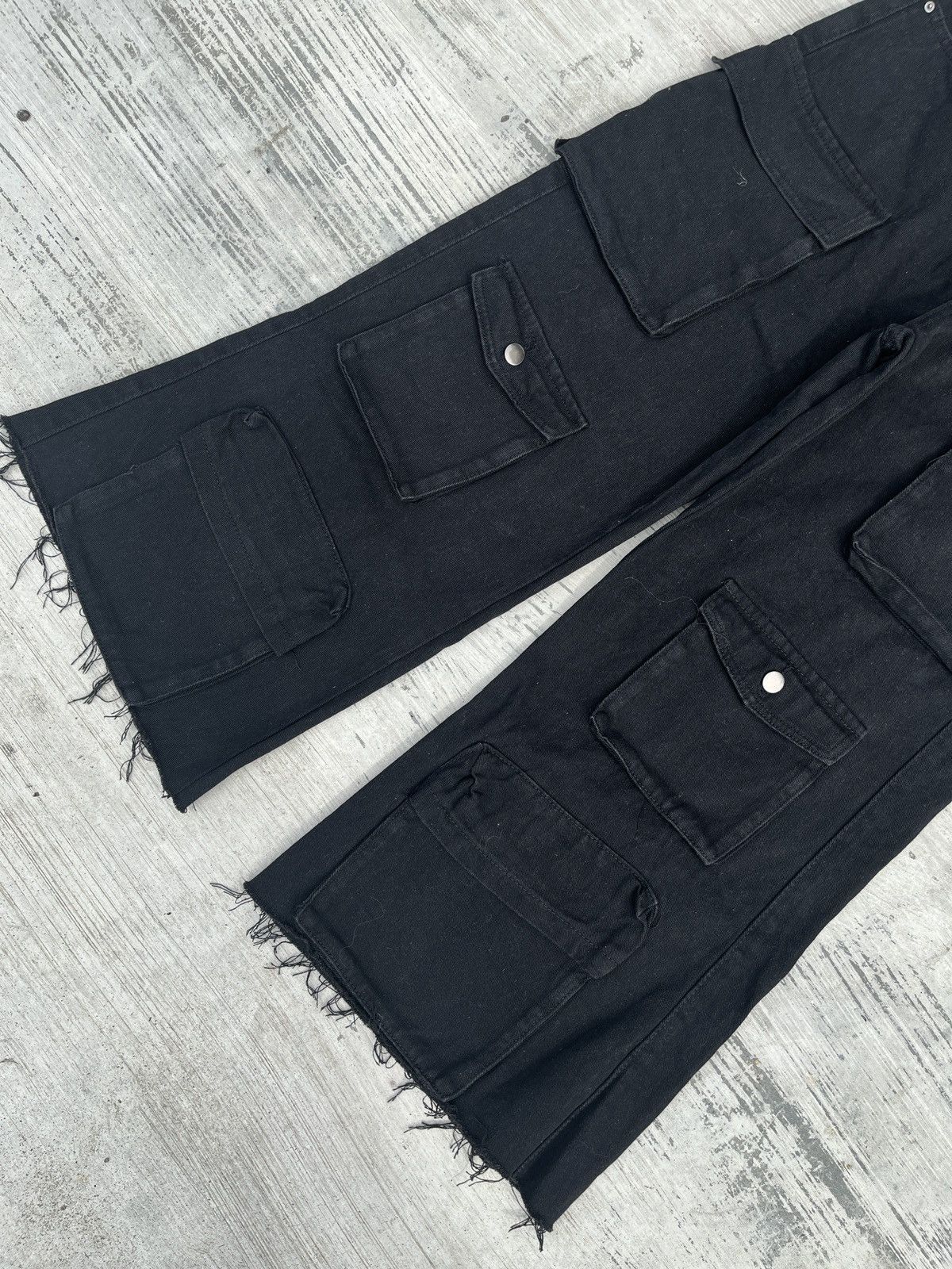 Shein Manfinity Wide Cargo Denim Size US 33 - 3 Thumbnail