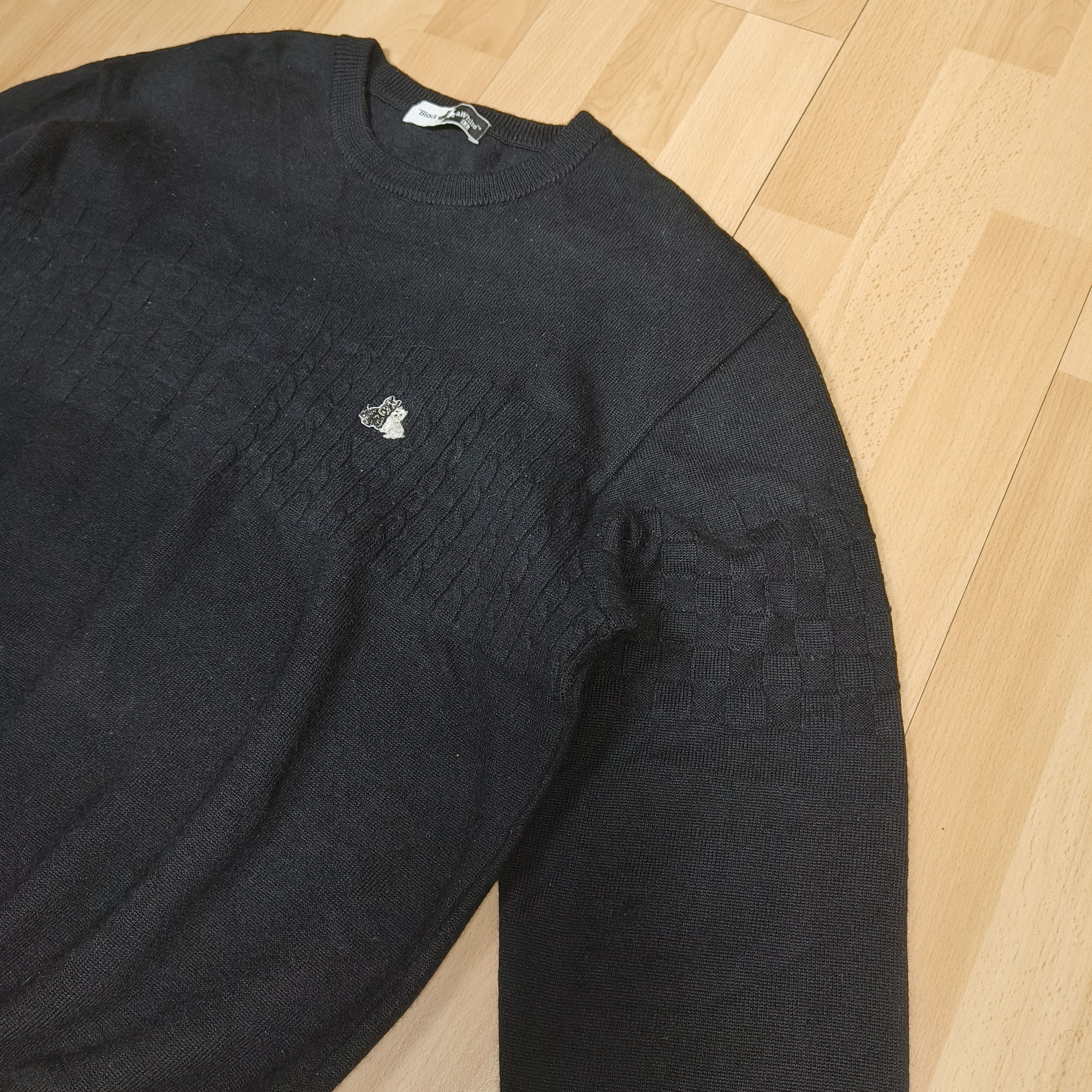 Japanese Brand Rare Black & White Japanese Brand Sweater Size US L / EU 52-54 / 3 - 3 Thumbnail