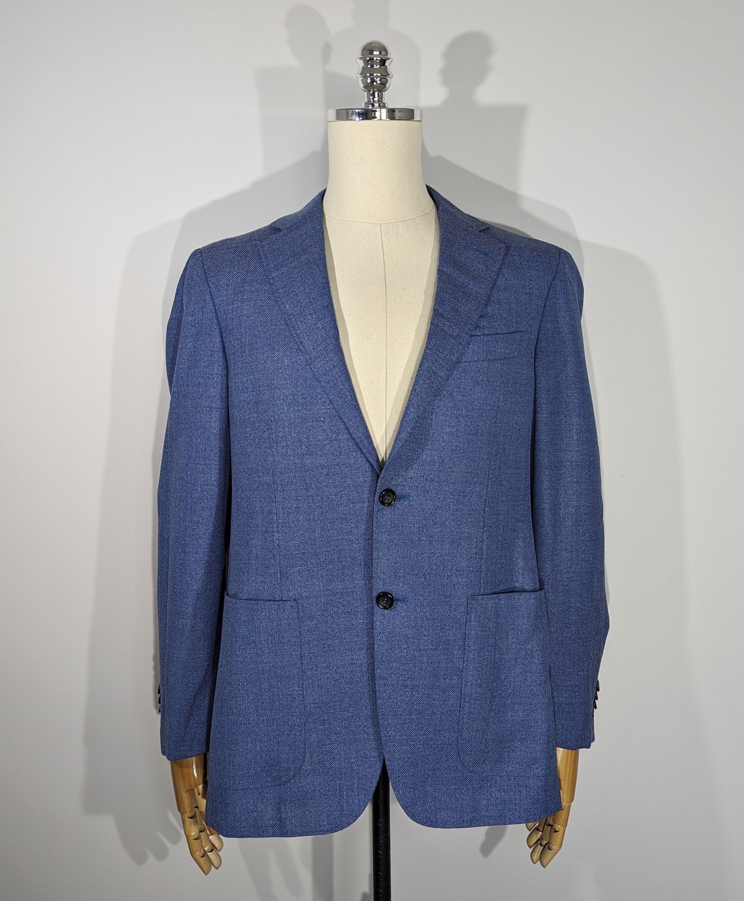 Canali Kei Luxury Lightweight Smart Cupro Blazer MadeInItaly