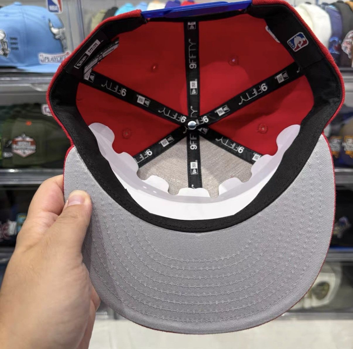 New Era New Era NBA Classic Logo Flat Brim Baseball Cap J32 Size ONE SIZE - 6 Thumbnail