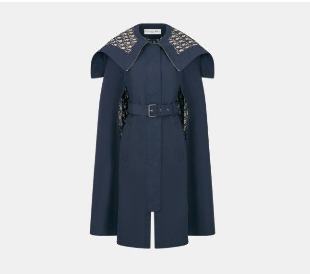 Dior o1w1db10425 317M47A Cape in Blue Size XL / US 12-14 / IT 48-50 - 1 Thumbnail