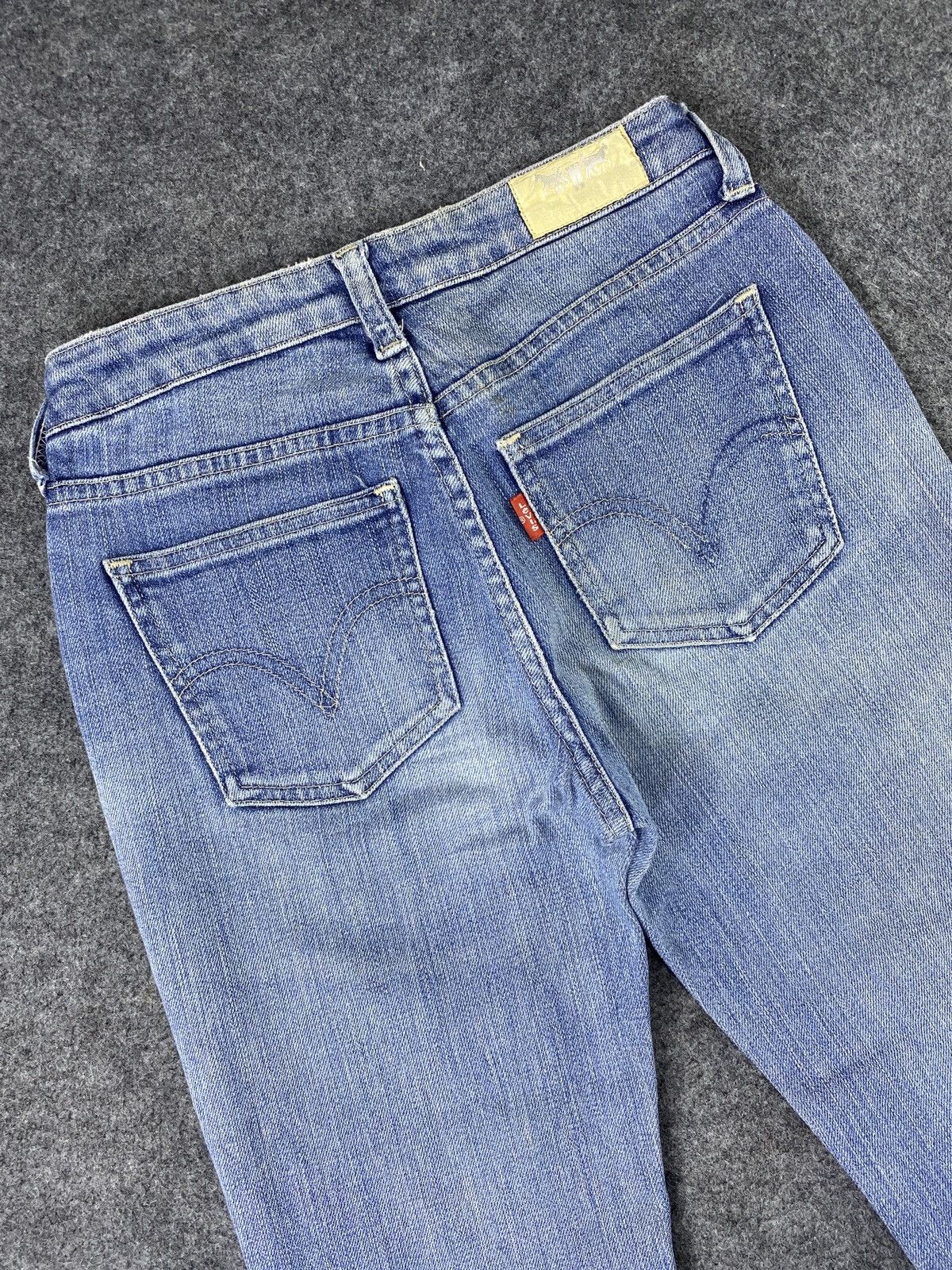 Levi's Vintage Levis Perfect Body Flare Blue Wash Jeans - J1024 Size 25" / US 0 / IT 36 - 6 Thumbnail