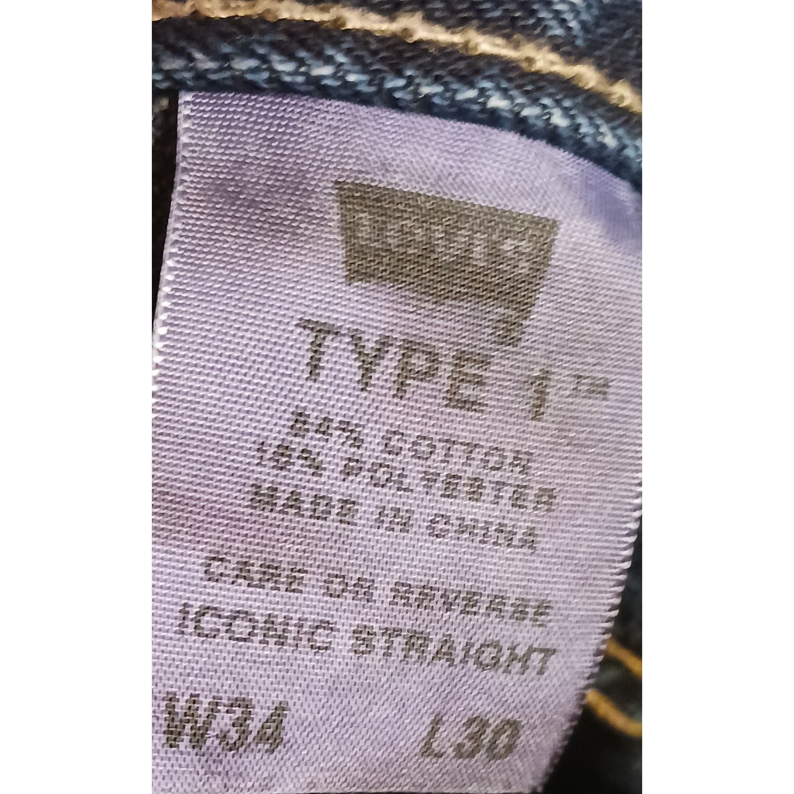 Levi's Levis Iconic Straight Leg Button Fly Jeans Measures 34Wx29L Size US 34 / EU 50 - 8 Thumbnail