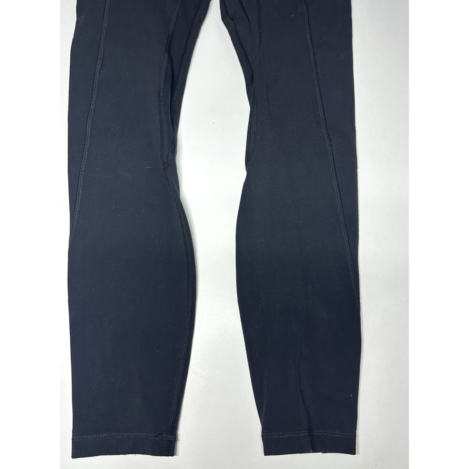 Lululemon Lululemon Power Thru Black High-Rise Leggings Side Pockets Size 2 Womens Athletic Compression Pull On Size 26" / US 2 / IT 38 - 3 Thumbnail