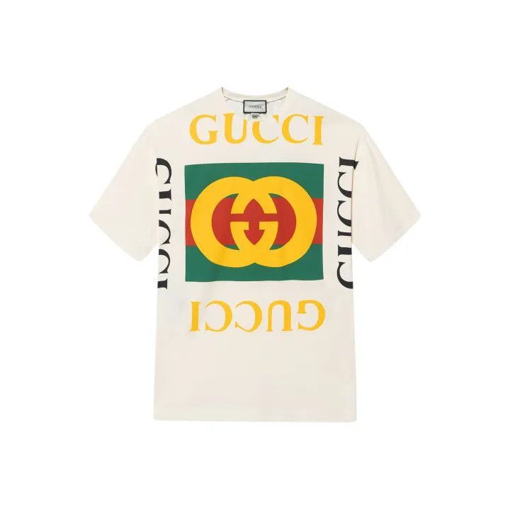 Gucci Gucci Logo Print Round Neck Tee-2507 Size XS / US 0-2 / IT 36-38 - 7 Thumbnail