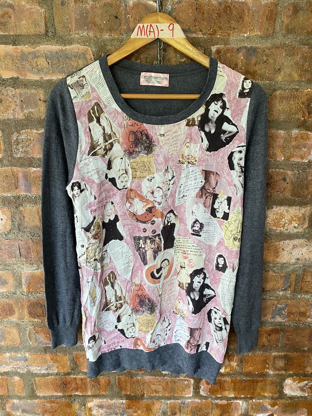 2000s Hysteric X Courtney Love cobain knit