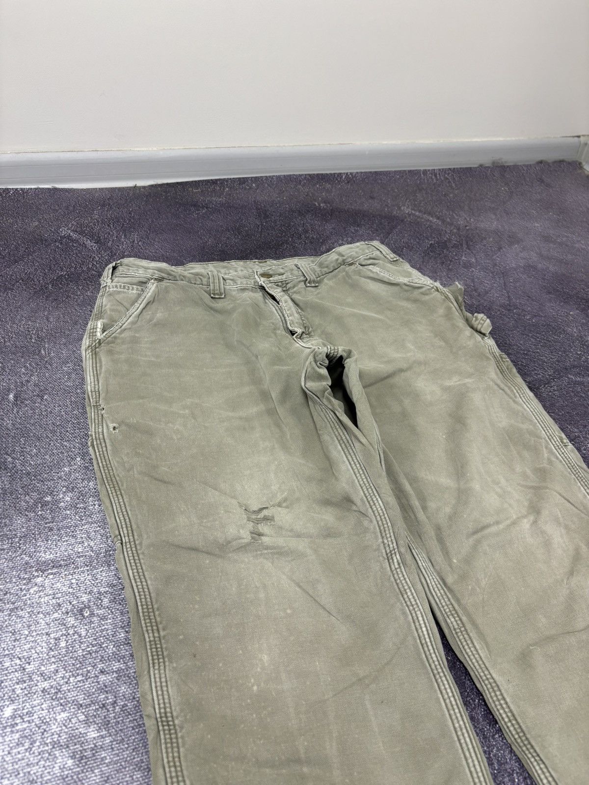 Carhartt Vintage 90s Carhartt USA Work American Hype Pants Jeans Size US 32 / EU 48 - 14 Thumbnail