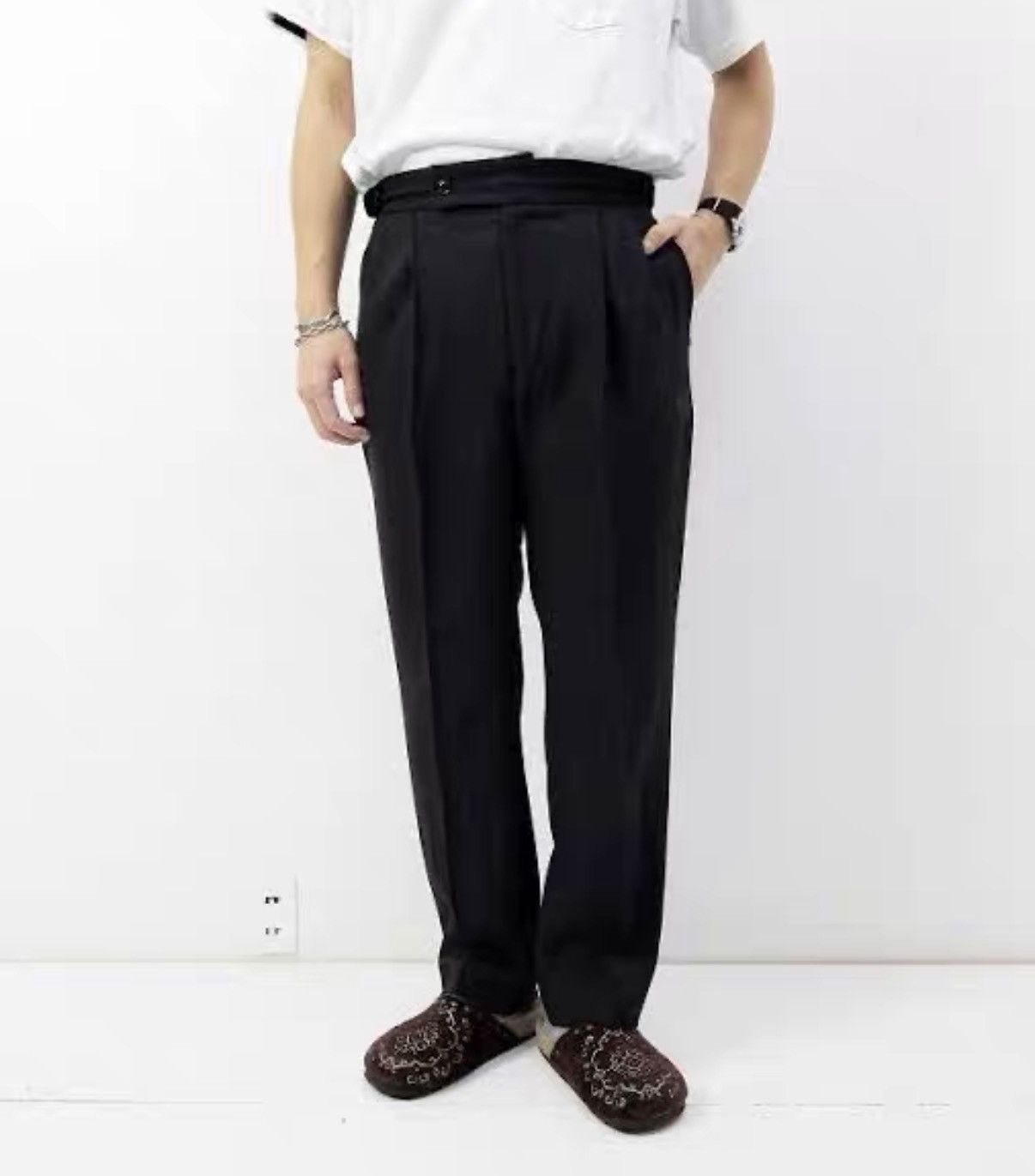 Needles Needles Tucked Tab Side Trouser J31 Size US 32 / EU 48 - 7 Thumbnail