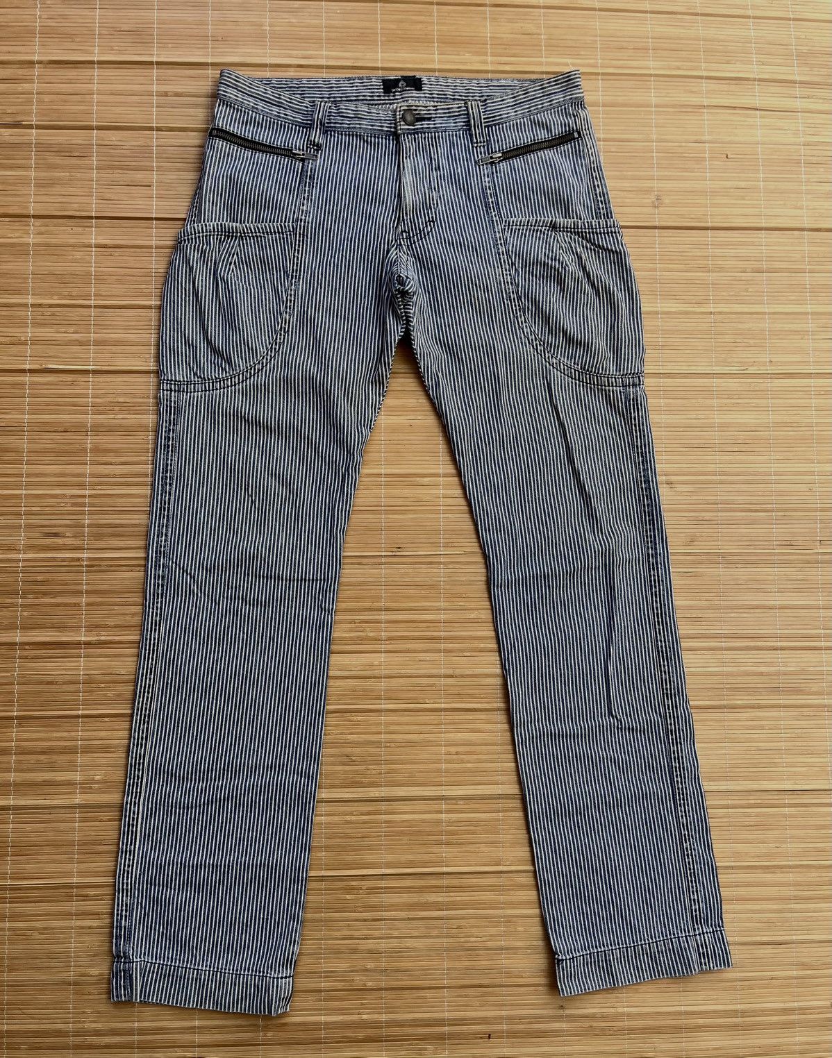 Le Grande Bleu (L.G.B.) Vtg 291295 homme hickory striped pants Size US 34 / EU 50 - 1 Thumbnail