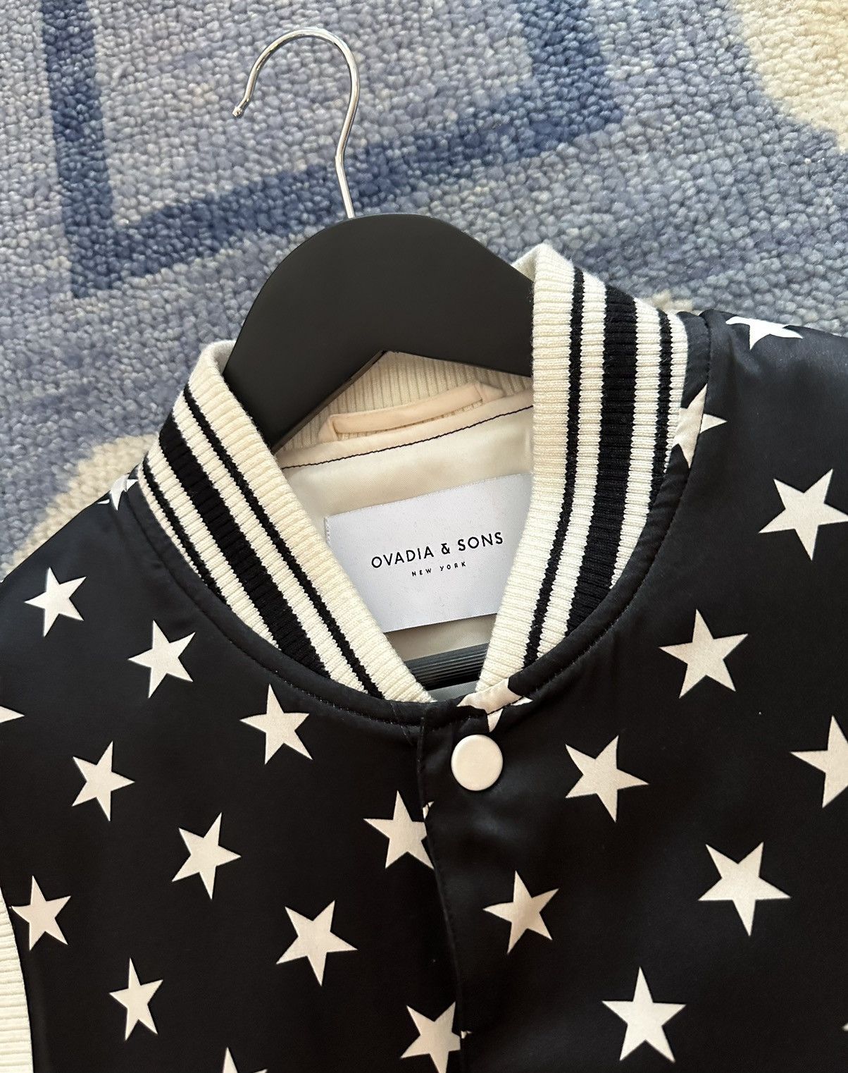 Ovadia & Sons Ovadia and Sons Star Silk Bomber Jacket Small Size US S / EU 44-46 / 1 - 2 Thumbnail