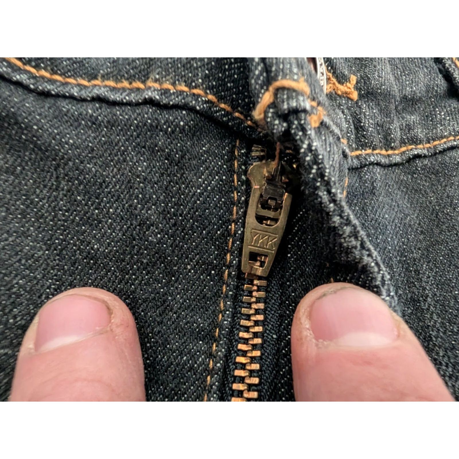 Vintage VINTAGE Polo Jeans Co Ralph Lauren Denim Jeans Womens 12 Regular Bootcut 30" Dark Blue Logo 5-Pocket Boys? Size 34" / US 12 / IT 48 - 7 Thumbnail