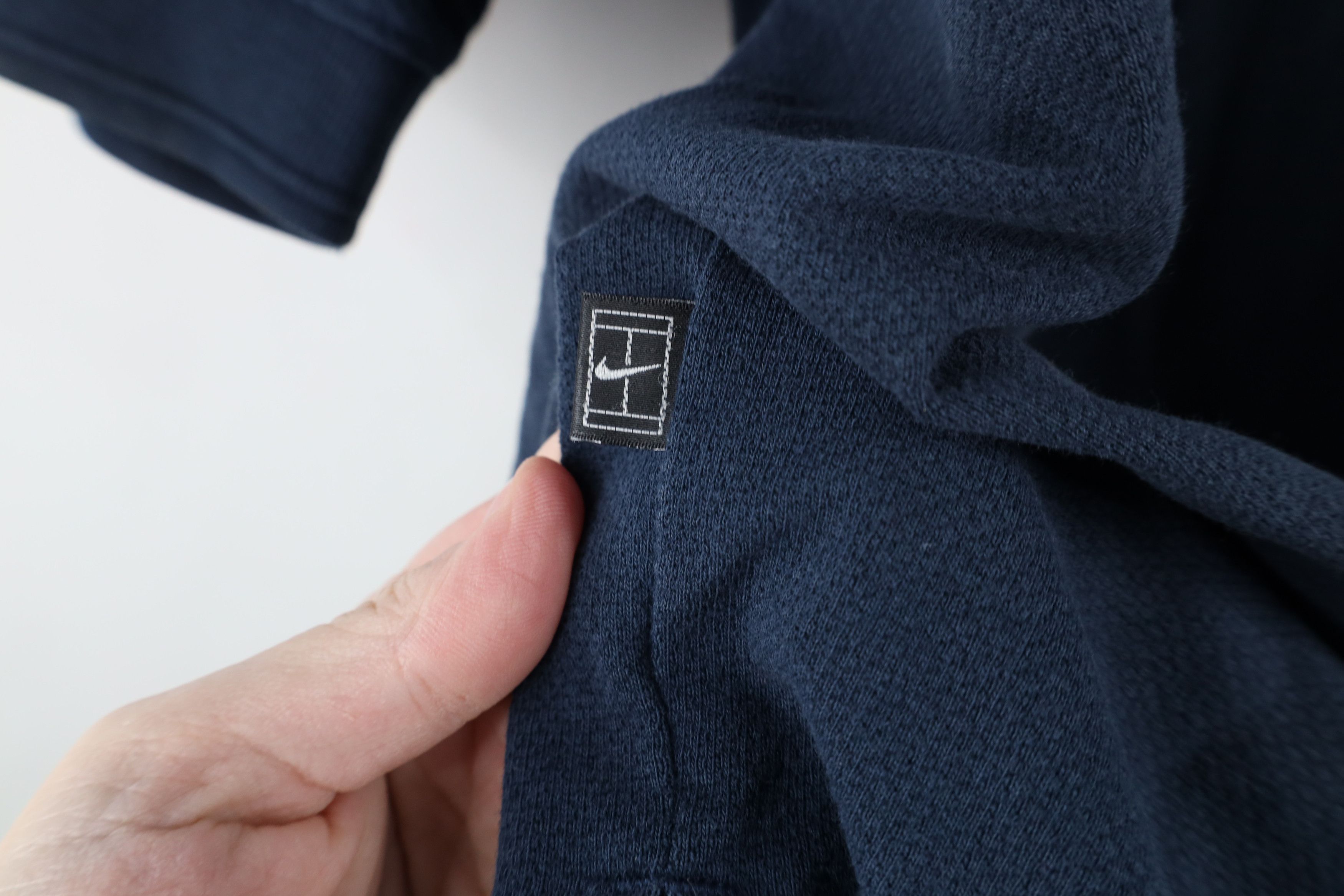 Nike × Vintage Vintage Nike Challenge Court Mini Swoosh Thermal Knit Polo Size US XL / EU 56 / 4 - 10 Thumbnail