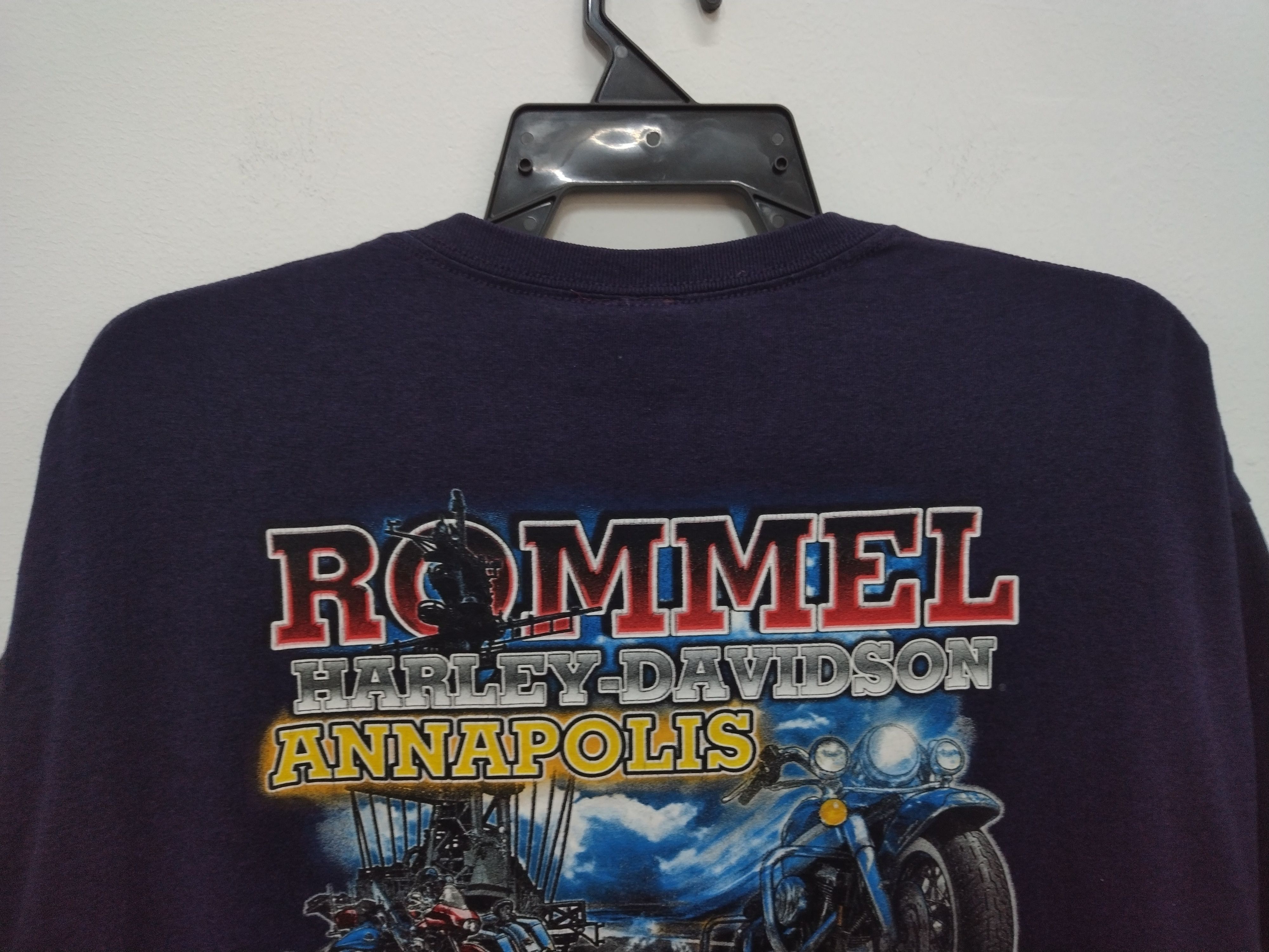 Harley Davidson × Vintage 2013 Harley Davidson style 3D HD eagle ROMMEL MARYLAND Size US XL / EU 56 / 4 - 8 Thumbnail