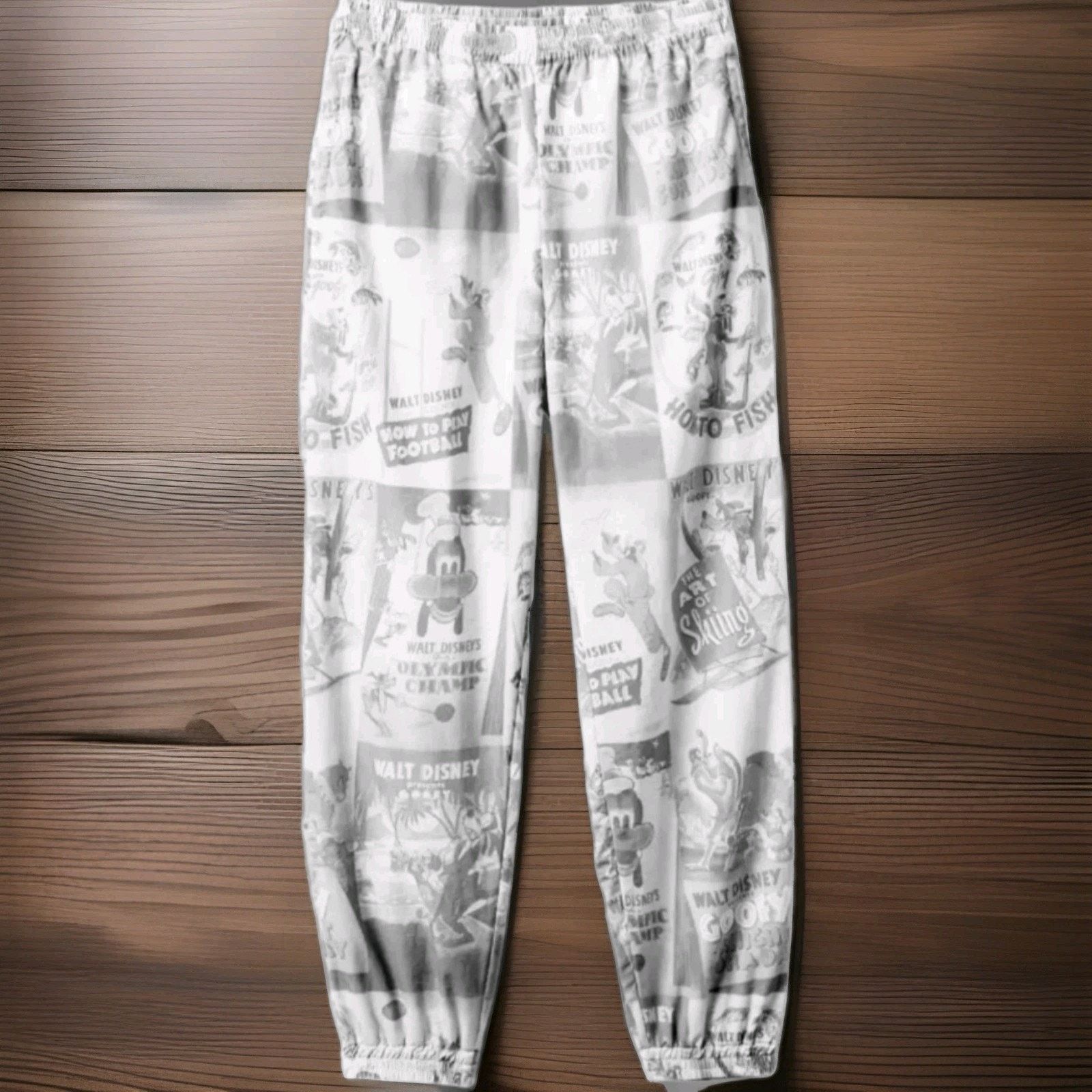 Disney Disney Store VTG Goofy Sweatpants Unisex Graphic Spell Out M Size 30" / US 8 / IT 44 - 3 Thumbnail