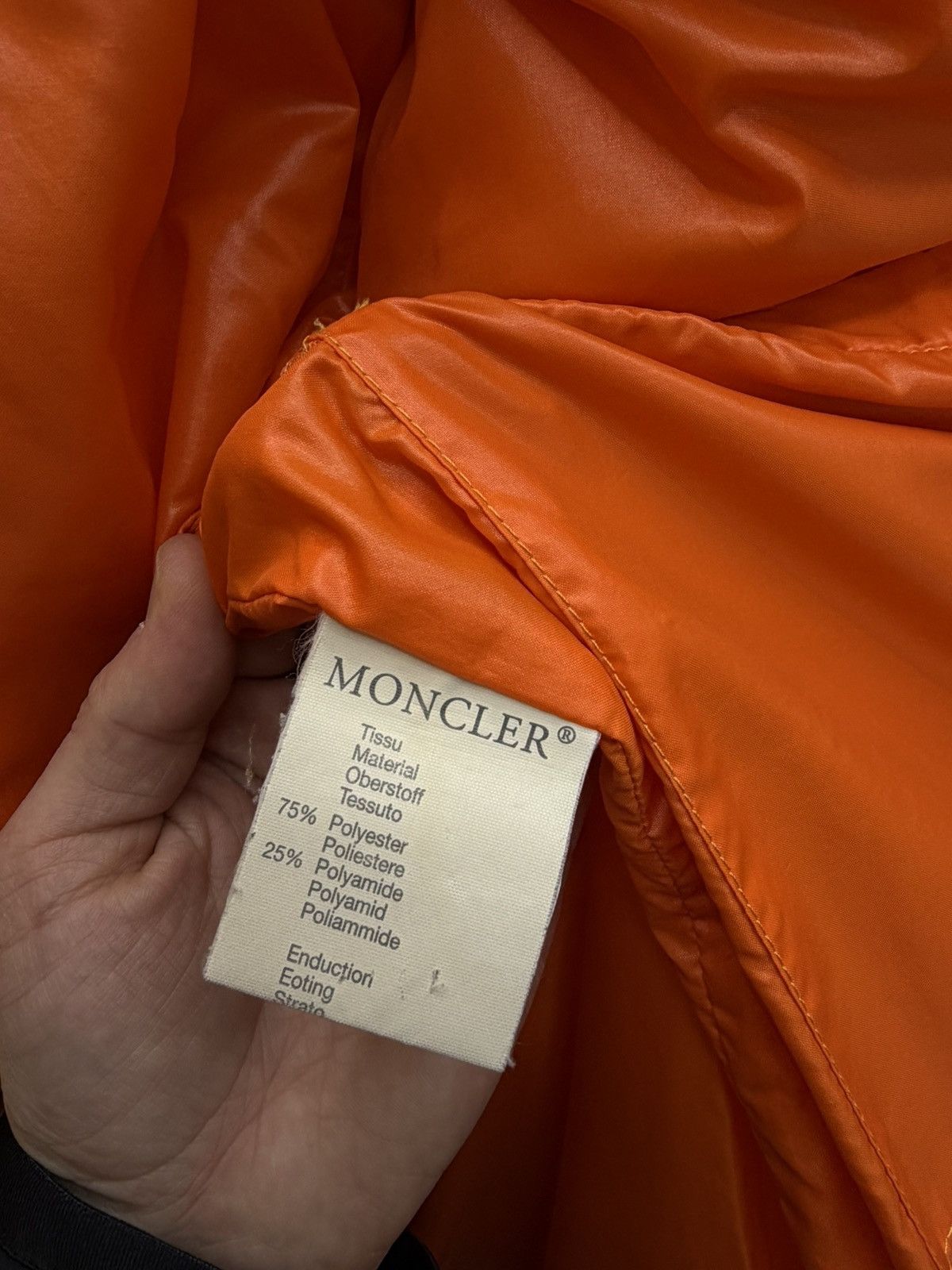 Moncler Grenoble Moncler Grenoble Women’s Orange Down Puffer Jacket Size 2 Size M / US 6-8 / IT 42-44 - 11 Thumbnail