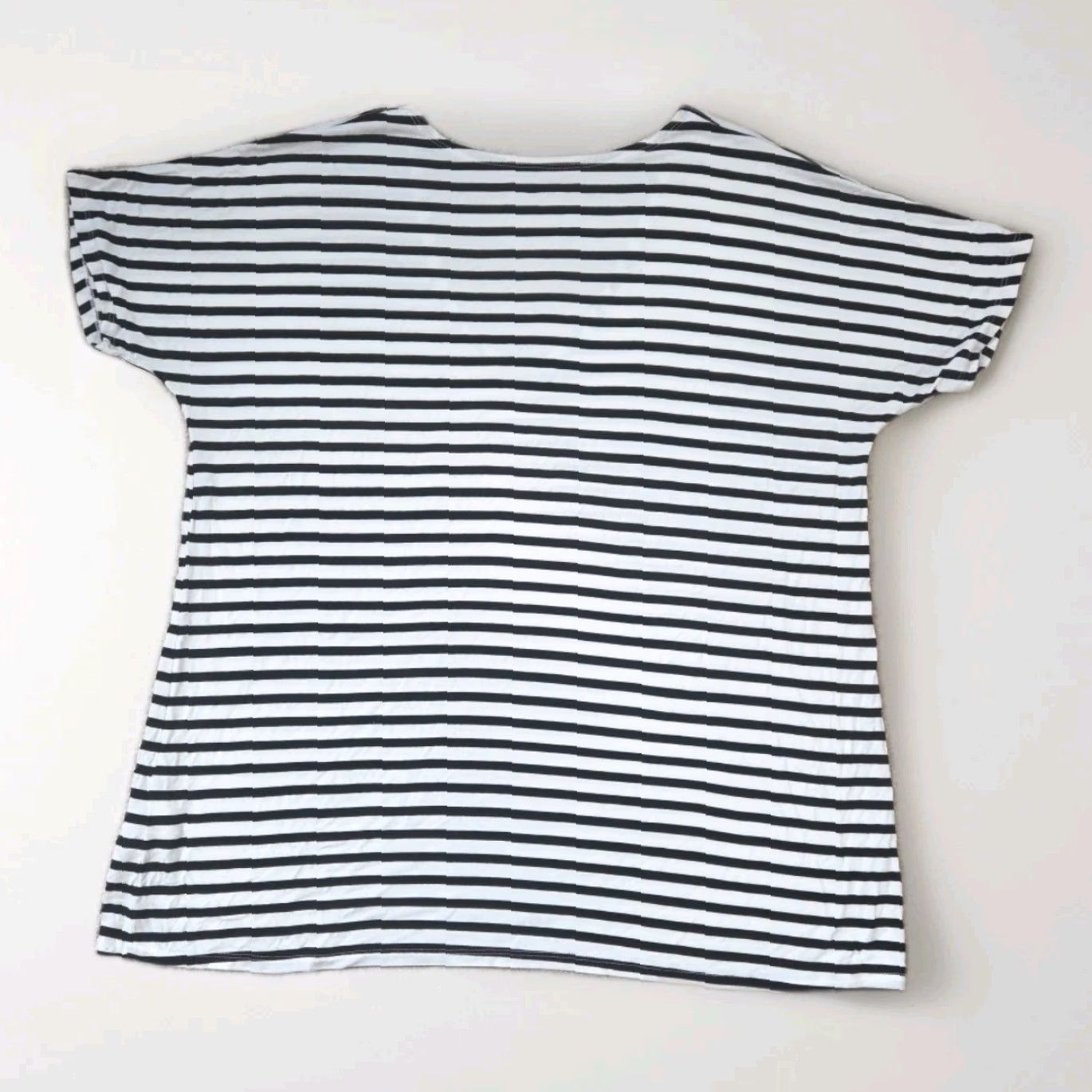 Quince VINTAGE Quince Maternity T-Shirt Lot Of 2 Womens S Bamboo Striped Black Short Sleeve Size S / US 4 / IT 40 - 5 Thumbnail
