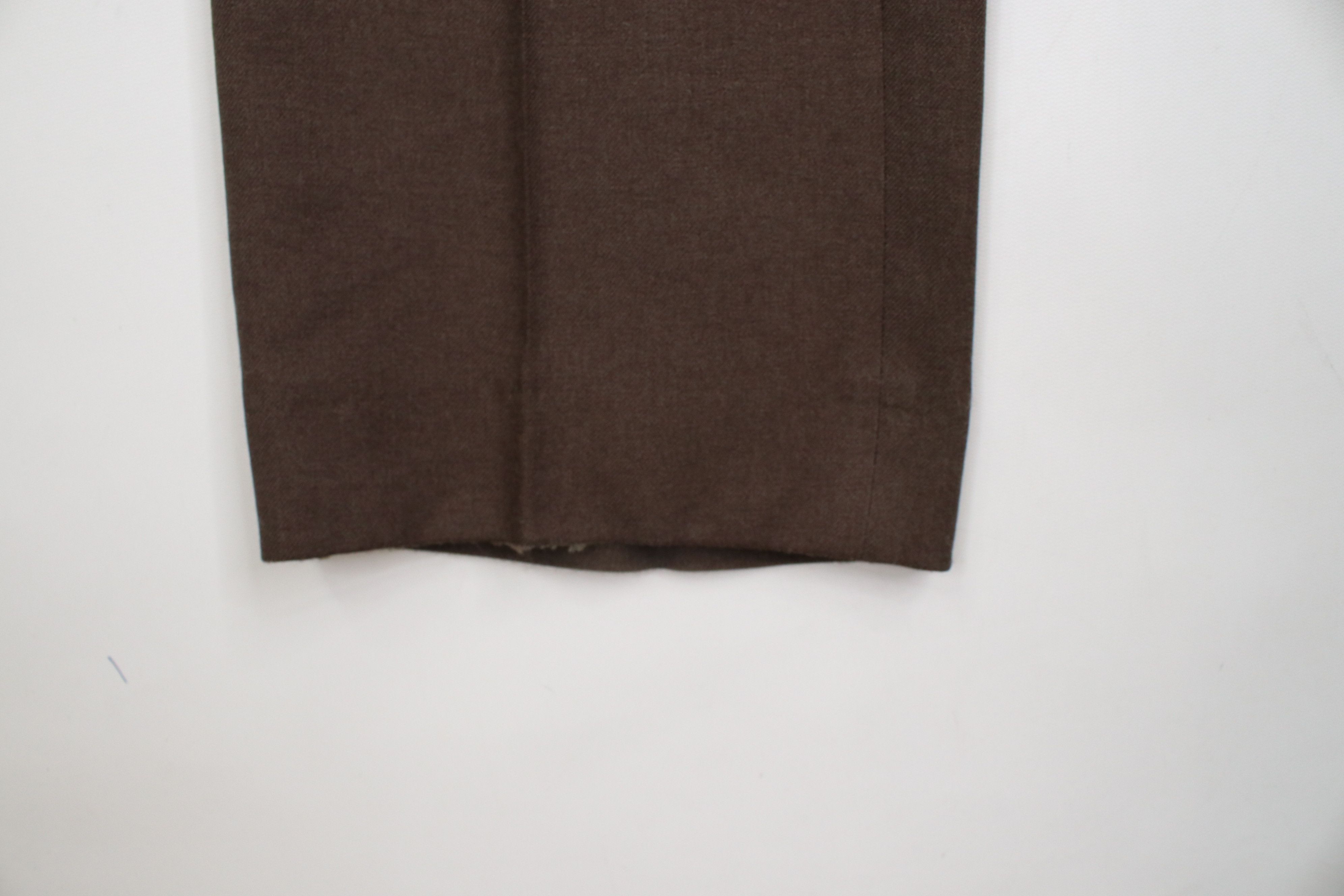 Vintage Vintage 70s Streetwear Flared Wide Leg Chino Pants Brown USA Size US 34 / EU 50 - 6 Thumbnail