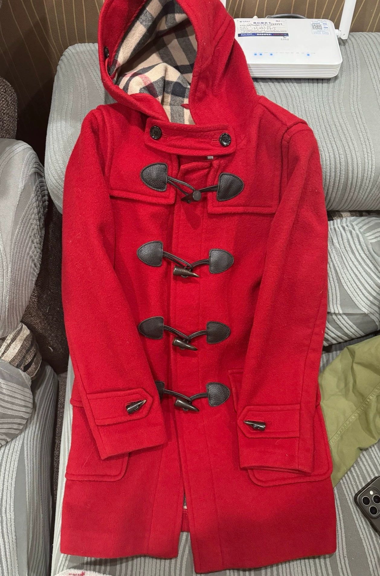 Burberry Burberry women's overcoat UK4 authentic Size XS / US 0-2 / IT 36-38 - 1 Thumbnail