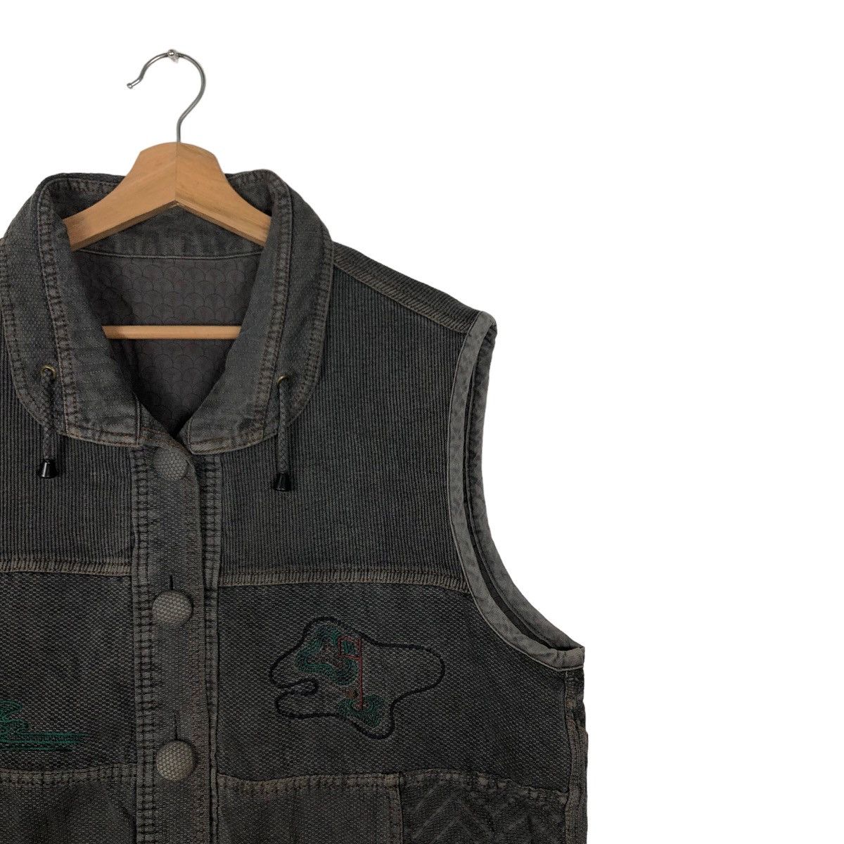 Japanese Brand 🔥90’s Vintage Traditional Design Vest Tank Top Quilted Size US M / EU 48-50 / 2 - 6 Thumbnail