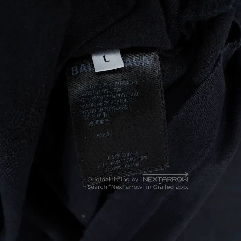 Balenciaga Balenciaga Marathon Destroyed Short Sleeve Size US L / EU 52-54 / 3 - 5 Thumbnail