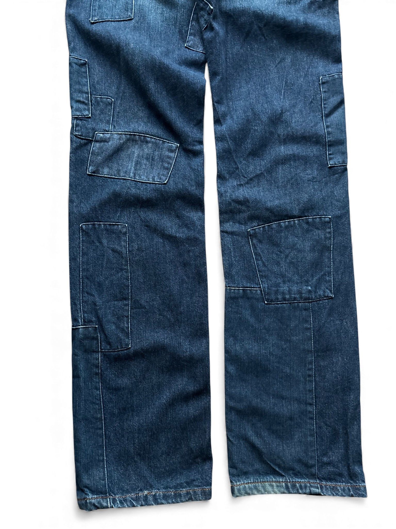Dolce & Gabbana D&G Dolce Gabbana Patchwork Jeans distressed faded y2k Size US 33 - 8 Thumbnail