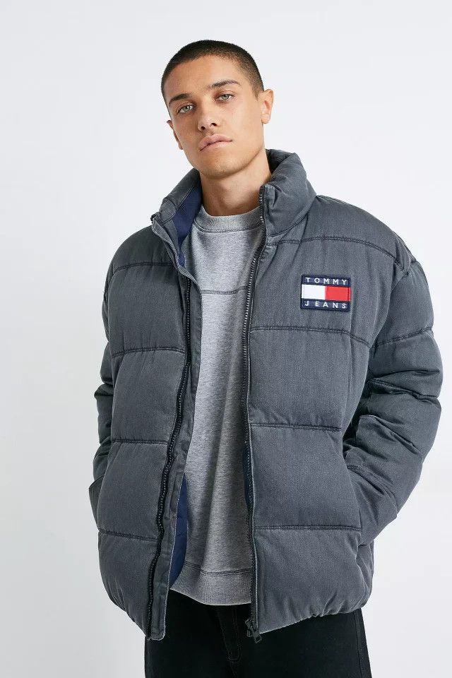 Tommy Hilfiger Tommy Jeans Giubbotto Imbottito Grigio Uomo XL Size US XL / EU 56 / 4 - 4 Thumbnail