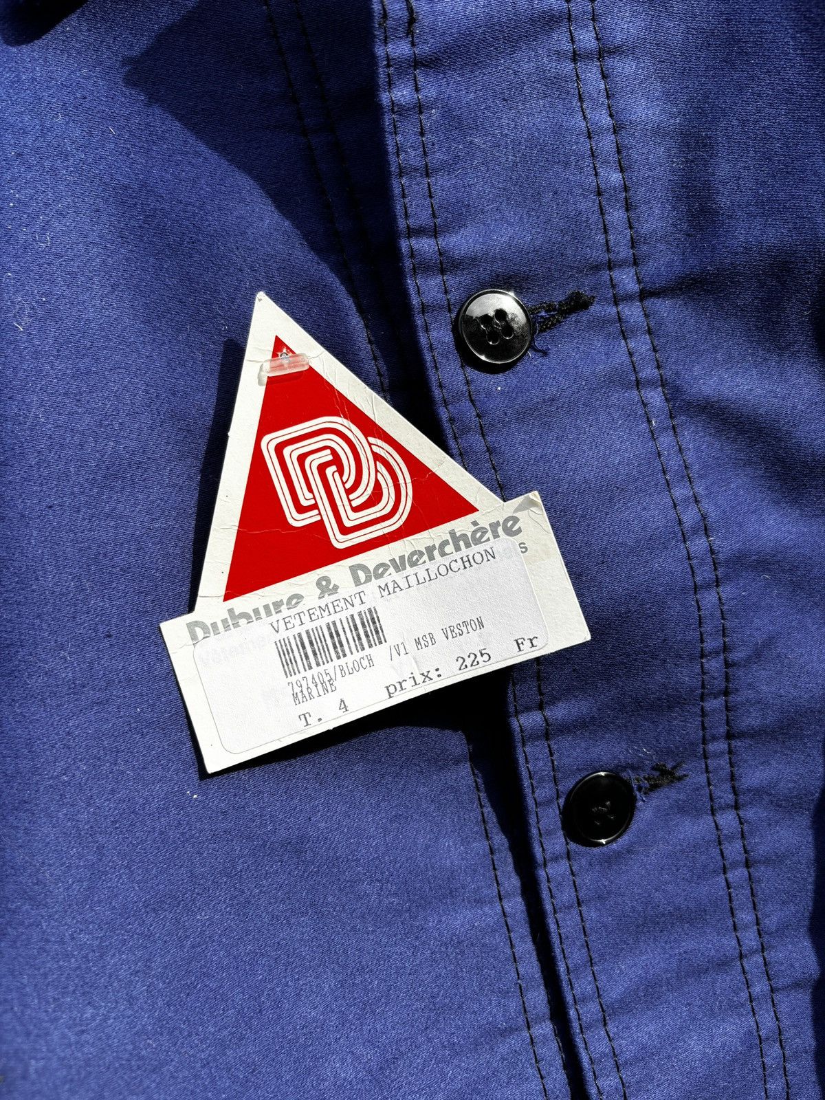 Vintage Vintage 1980s Dubure & Deverchère Moleskin Chore Jacket Size US L / EU 52-54 / 3 - 2 Thumbnail