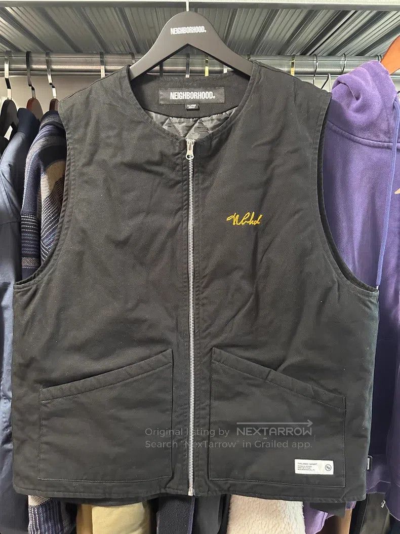 Neighborhood Neighborhood Quilted Embroidered Workwear Vest Size US XL / EU 56 / 4 - 2 Thumbnail