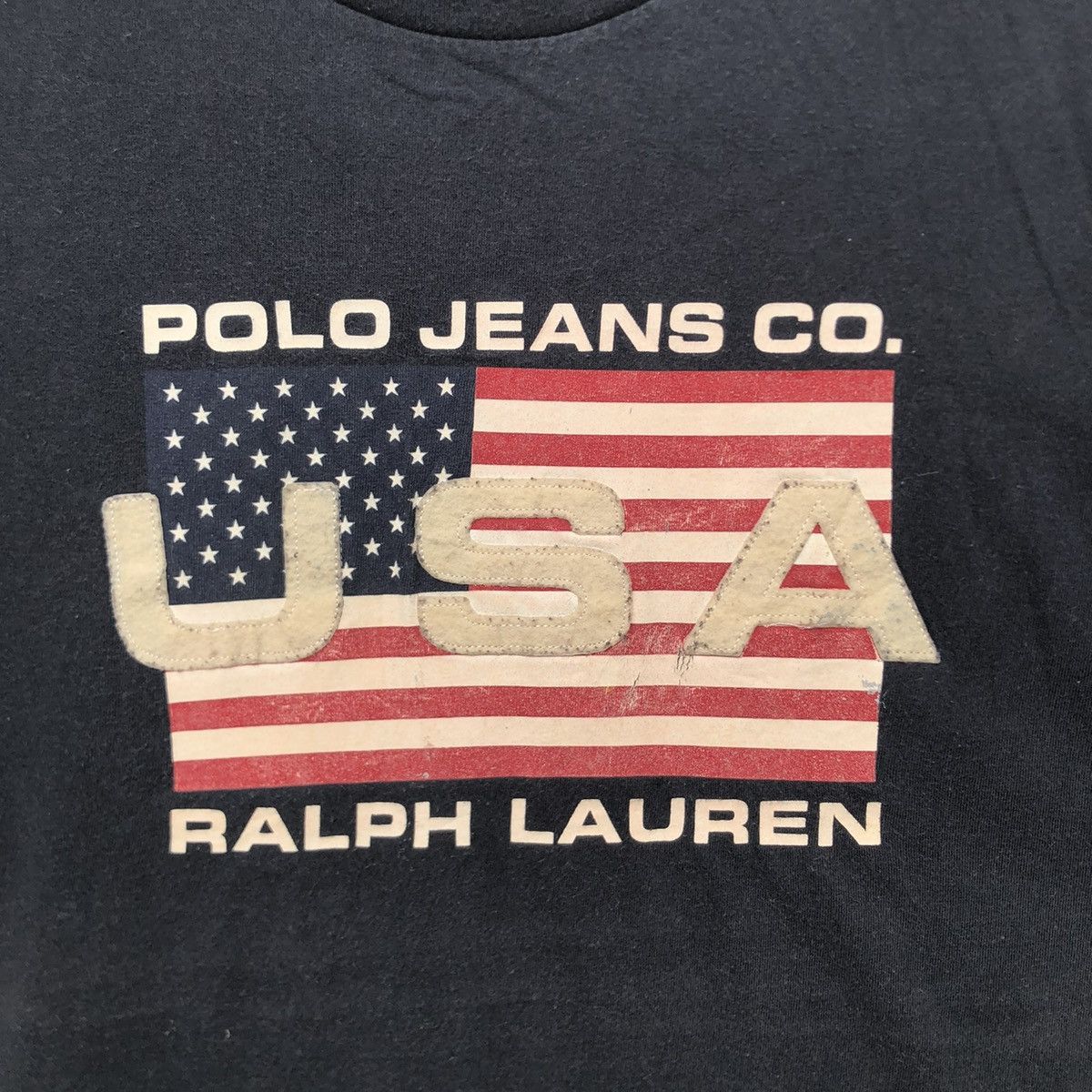 Polo Ralph Lauren Vintage 90s USA Polo Jeans Co by Ralph Lauren T-shirt | M | Size US M / EU 48-50 / 2 - 3 Thumbnail