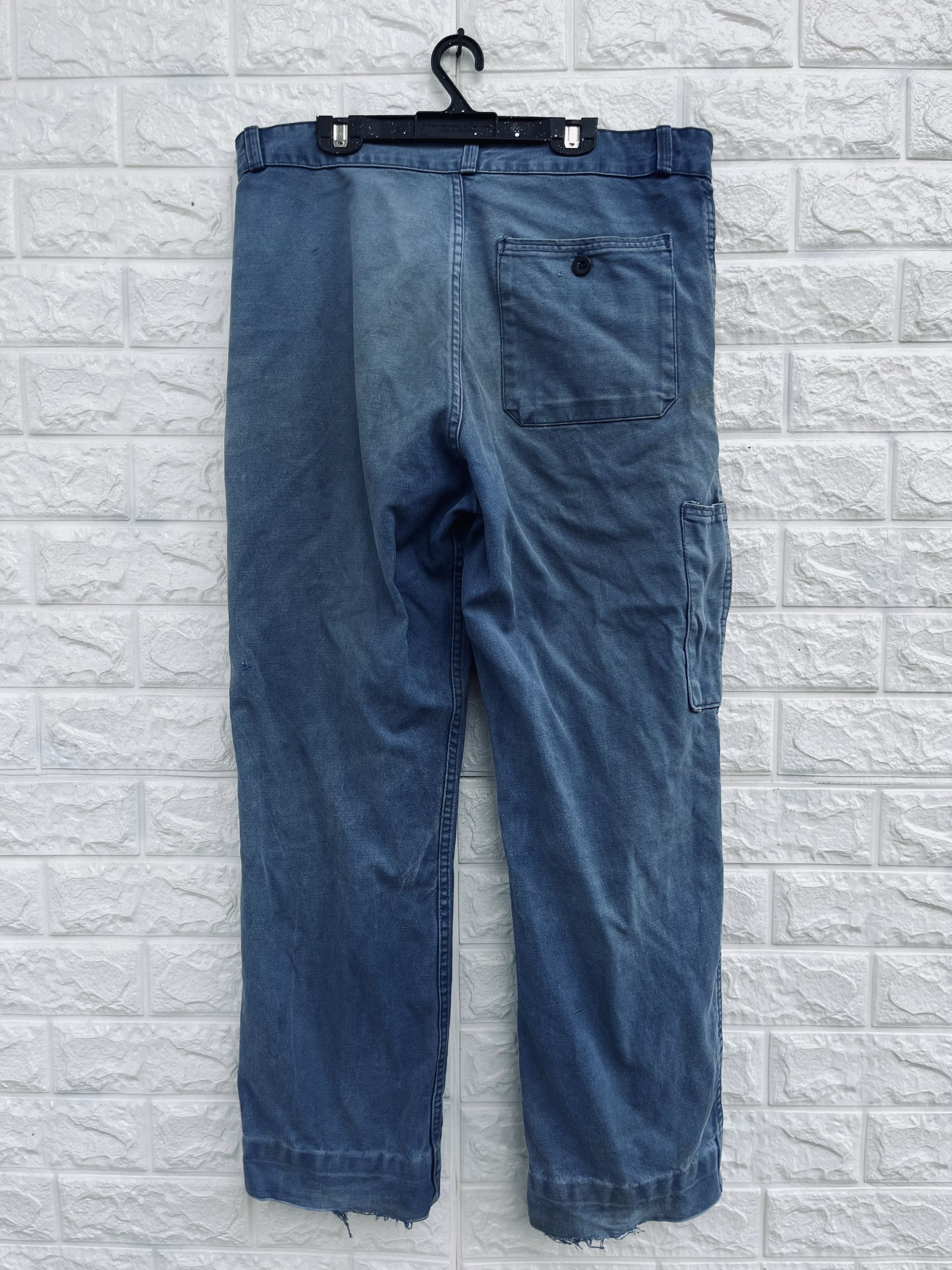 Vintage Vintage 40s 50s Navy Military Streetwear Fashion Style Size US 32 / EU 48 - 2 Thumbnail
